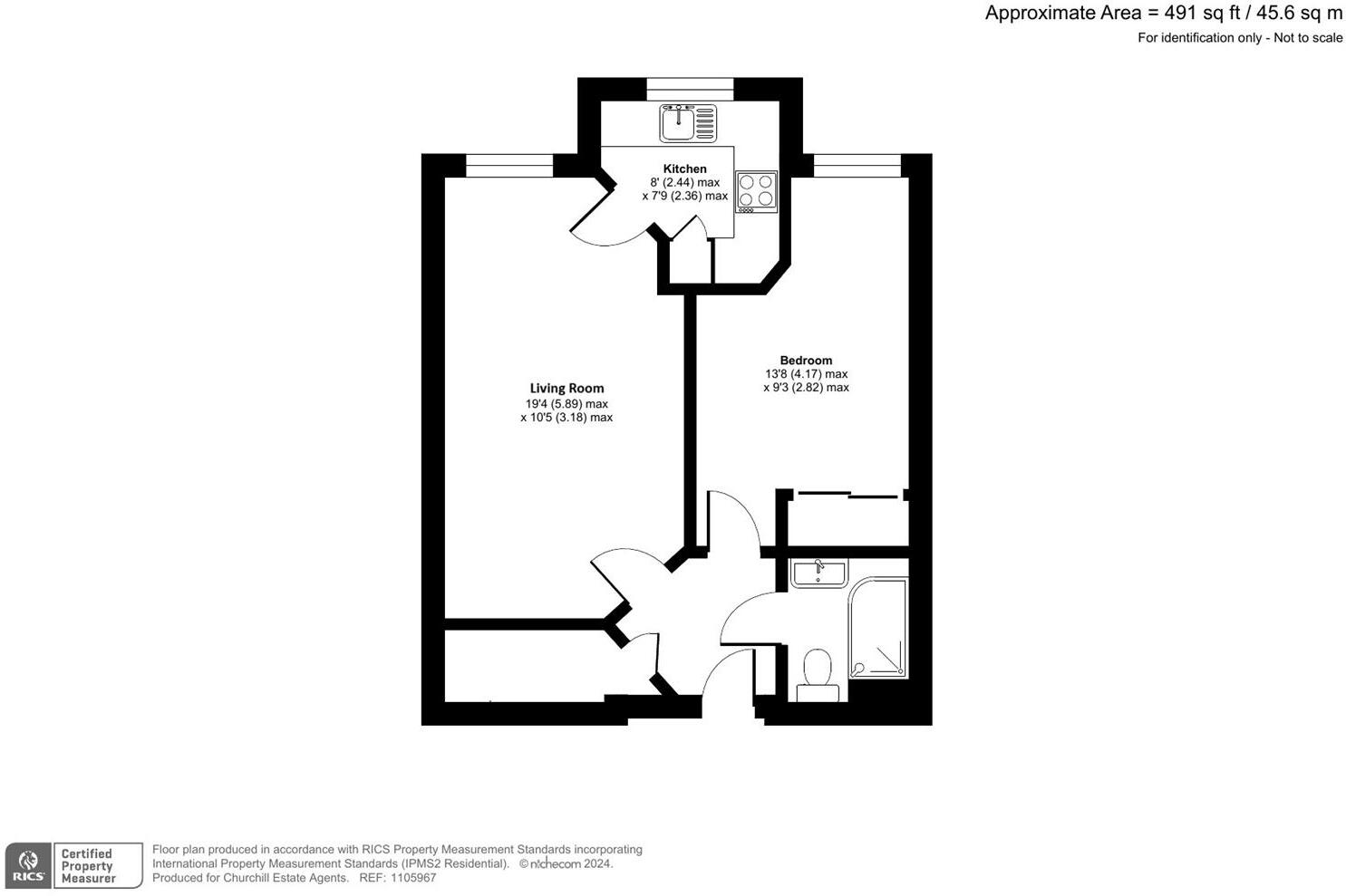 Barnes Lodge, Dorchester, Dorset floorplan