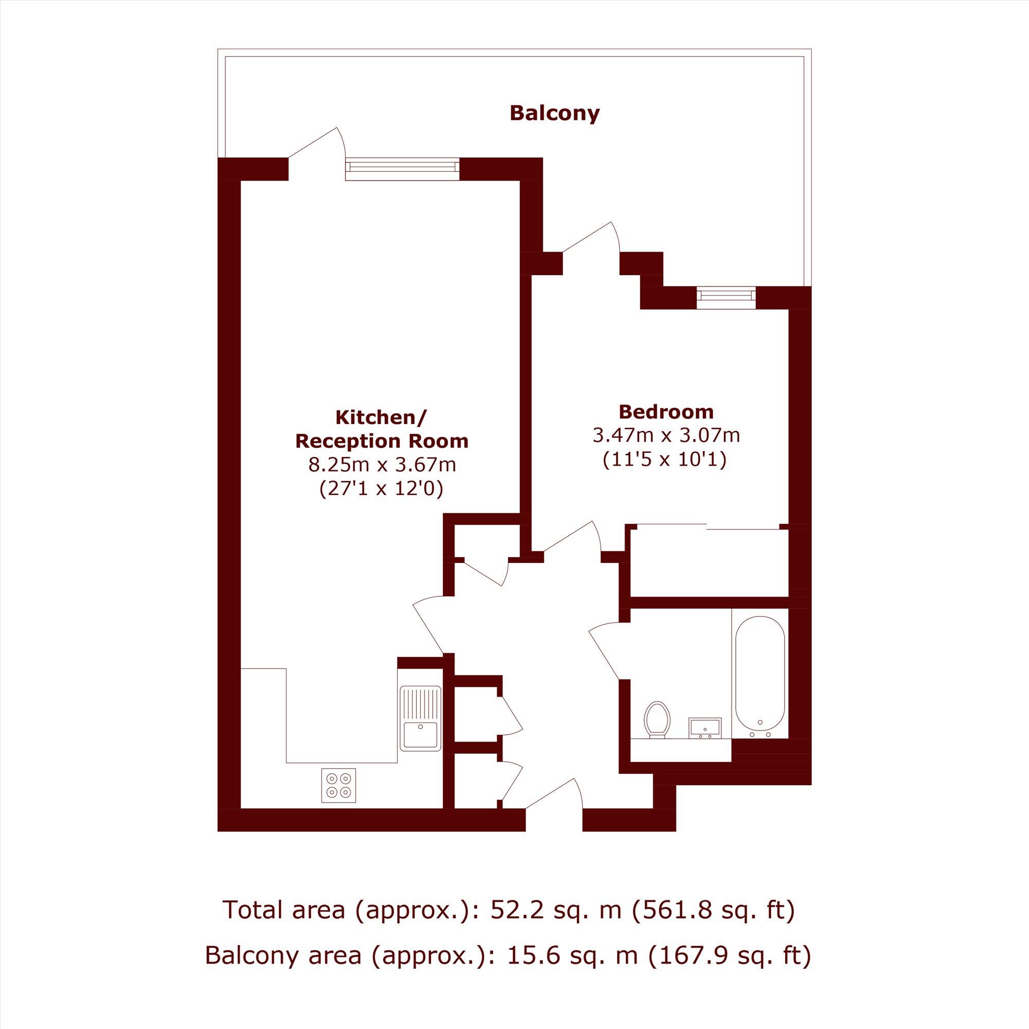 Telegraph Avenue, Greenwich floorplan