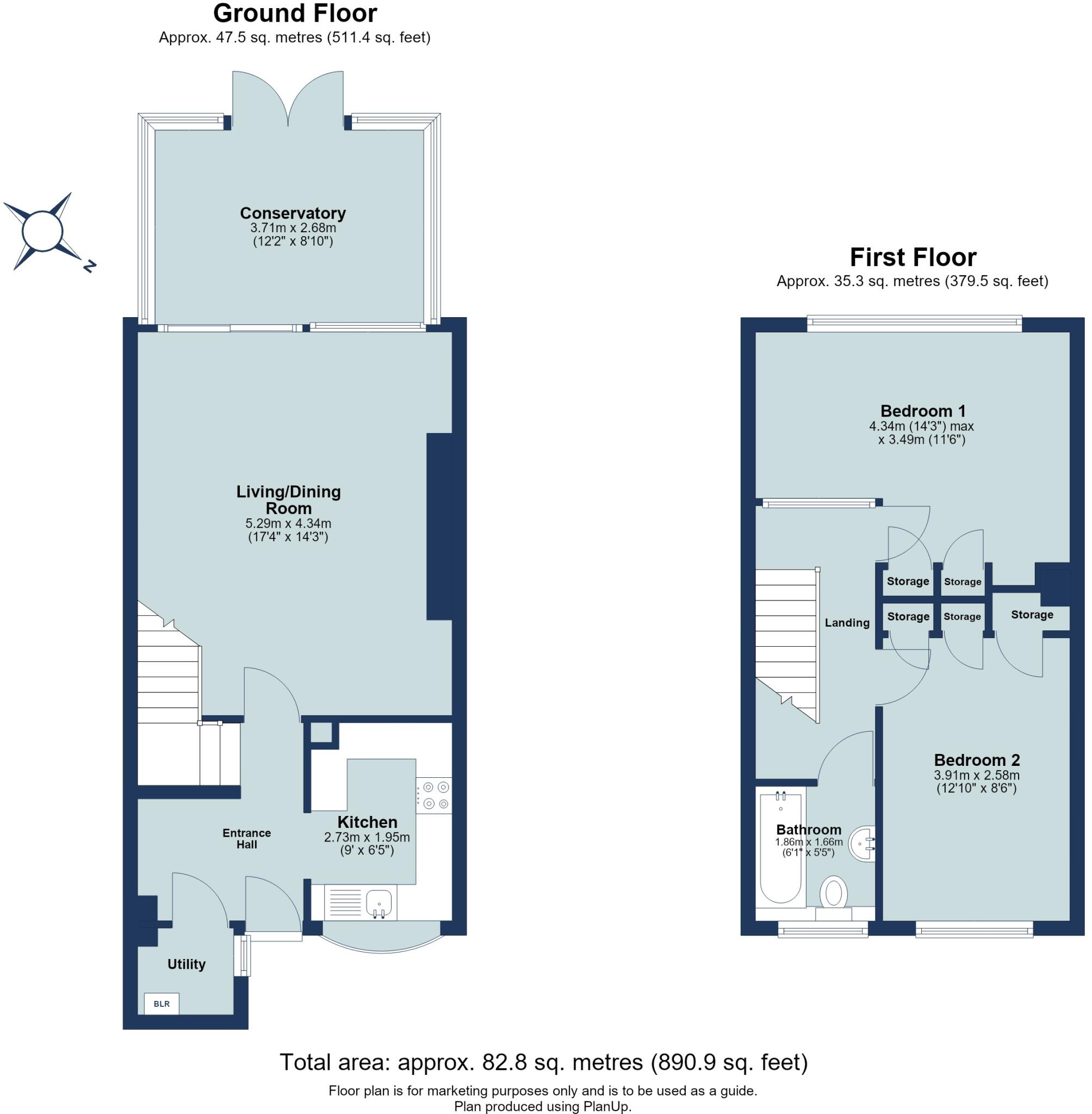 Rodney Avenue, St. Albans, Hertfordshire, AL1 floorplan