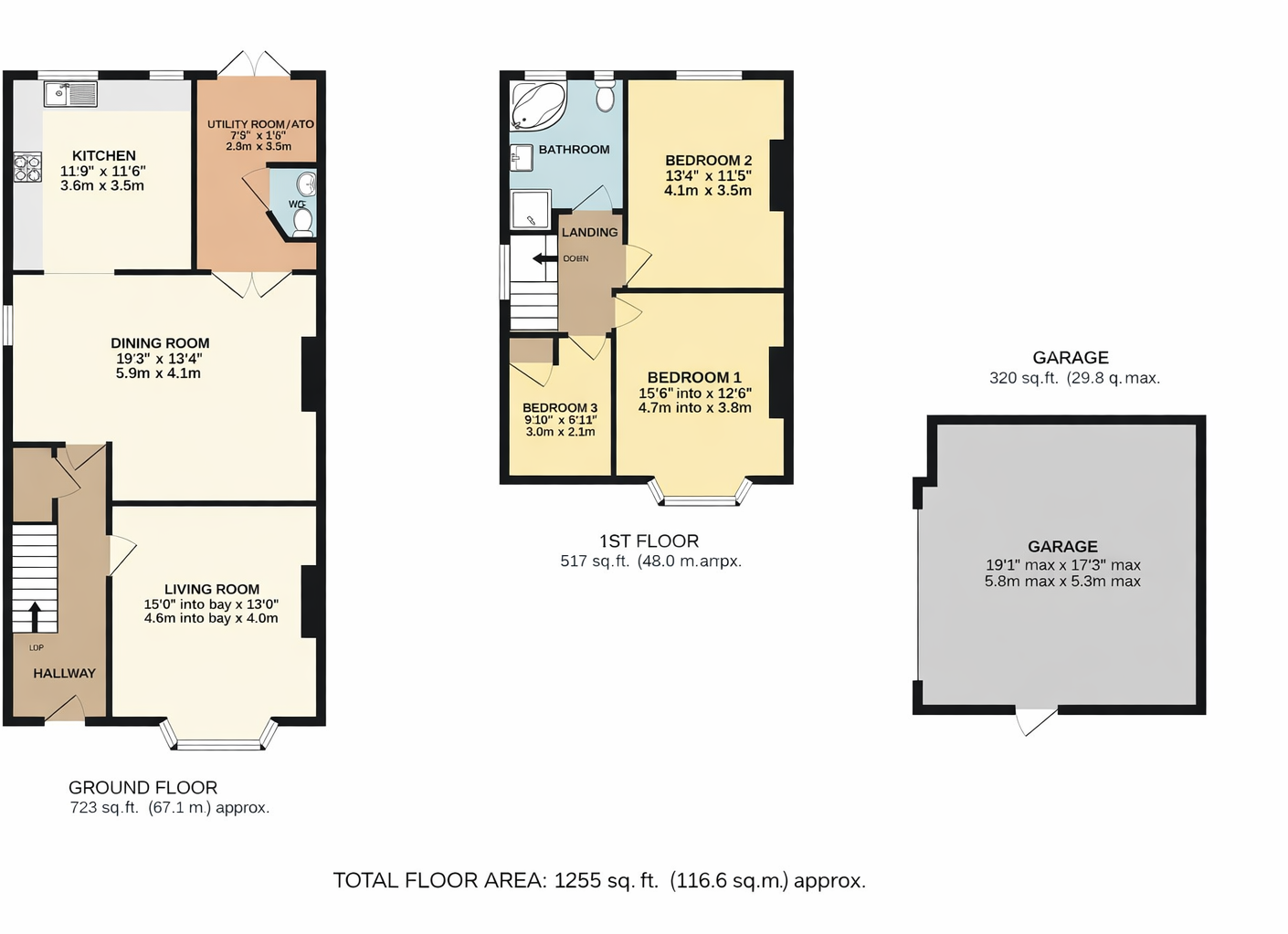 Priestley Gardens, Romford, Essex, RM6 floorplan
