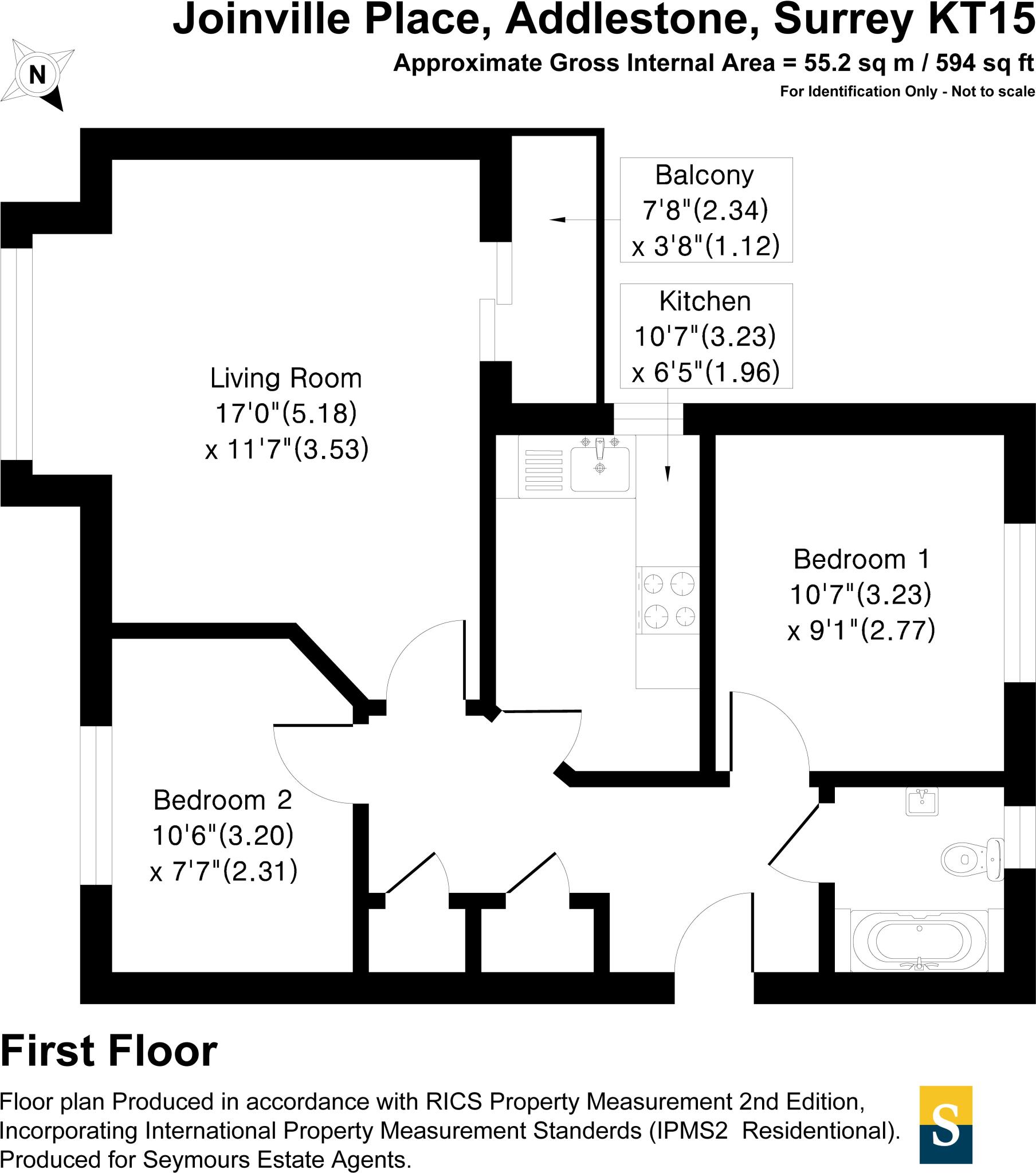 Joinville Place, Addlestone, Surrey, KT15 floorplan