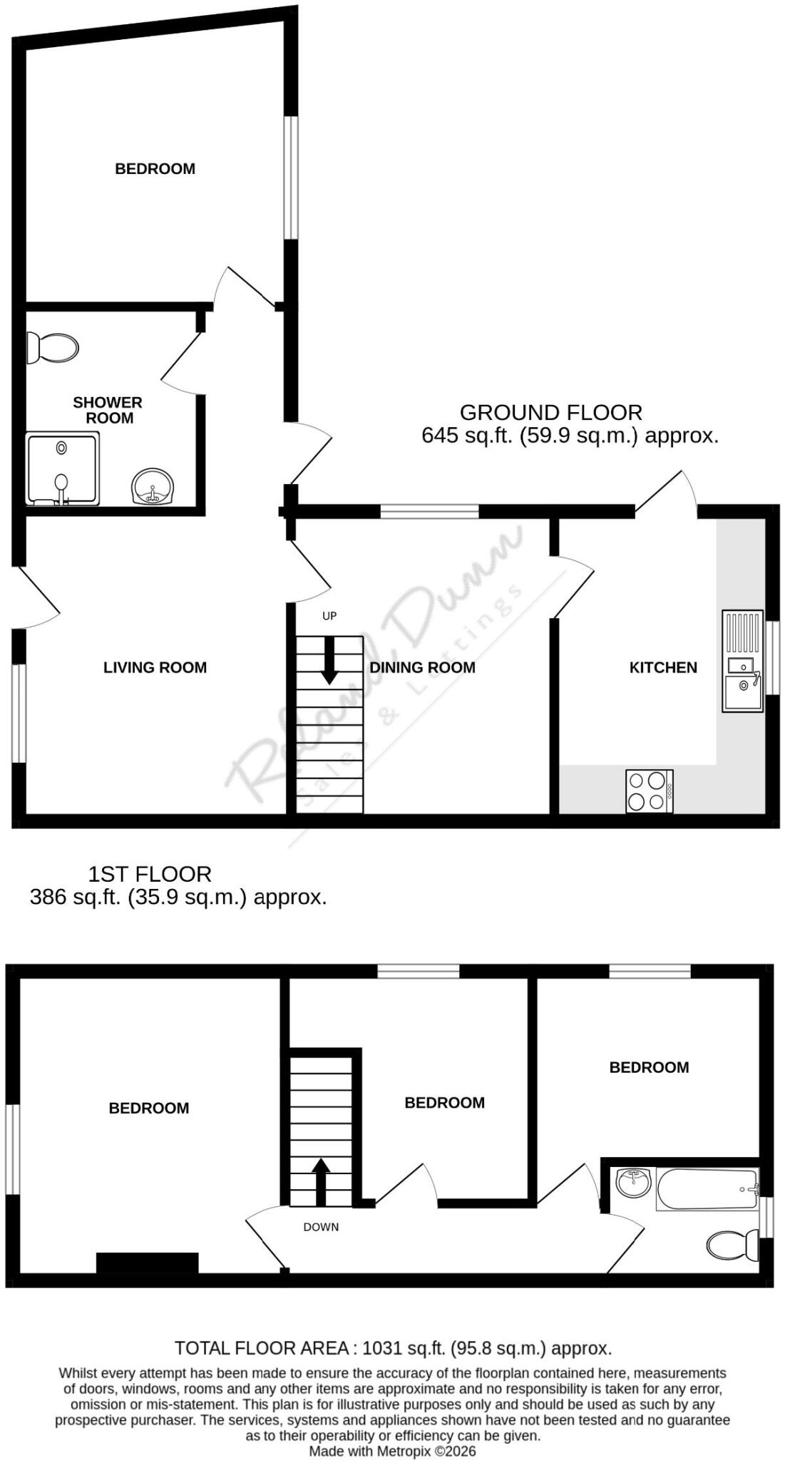 Pedlars Cottage, Pevensey floorplan
