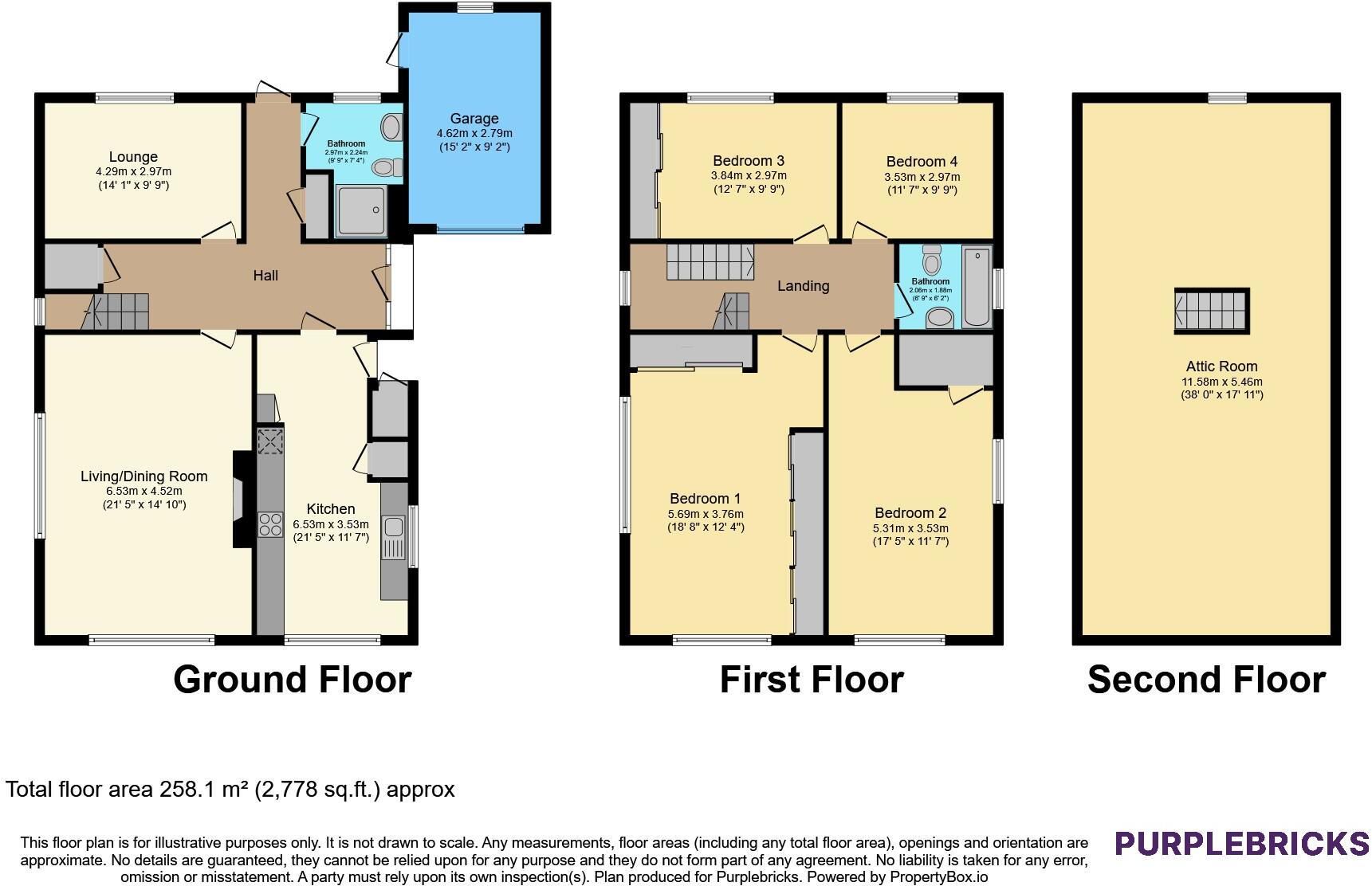 Topsham Road, Exeter, EX2 floorplan