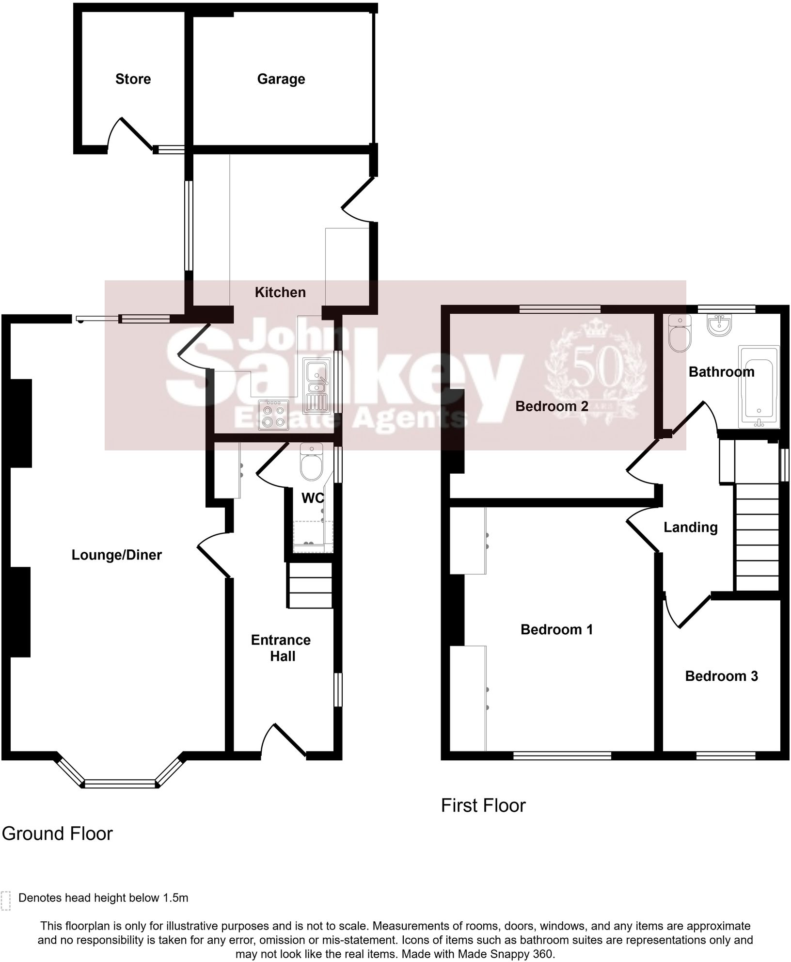 Debdale Lane, Mansfield, NG19 floorplan