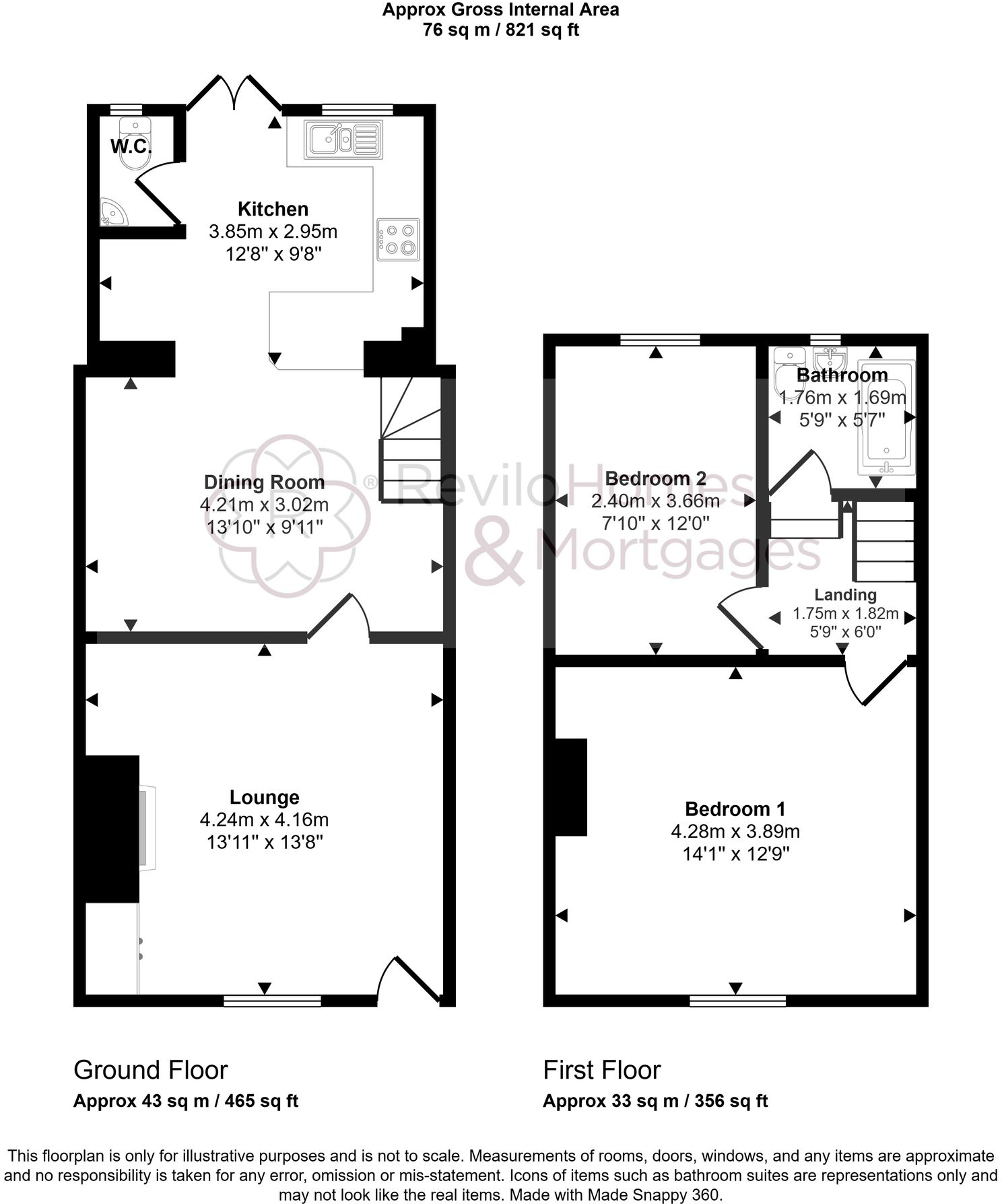 Crescent Road, Rochdale, OL11 floorplan