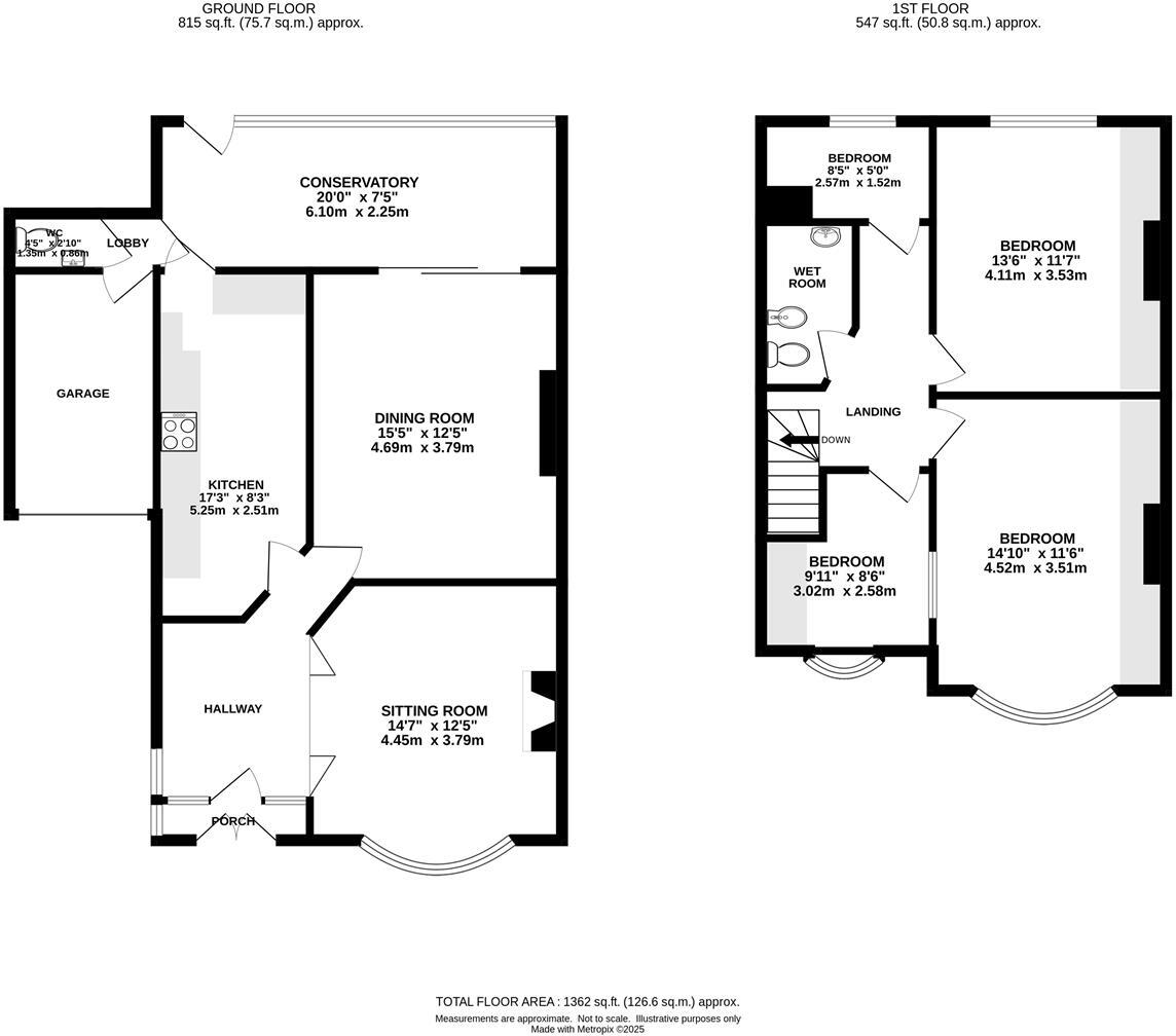Mount Crescent, Warley, Brentwood floorplan