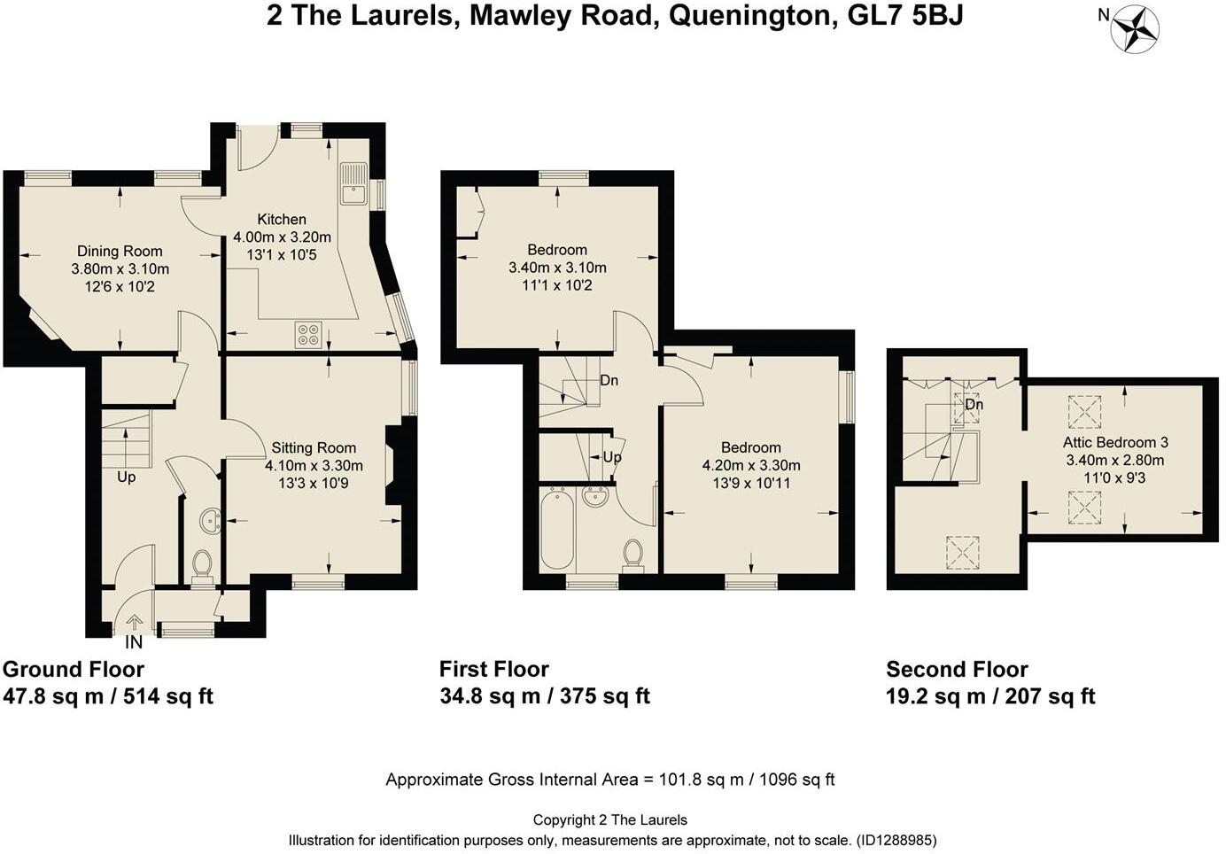 Quenington, Gloucestershire floorplan