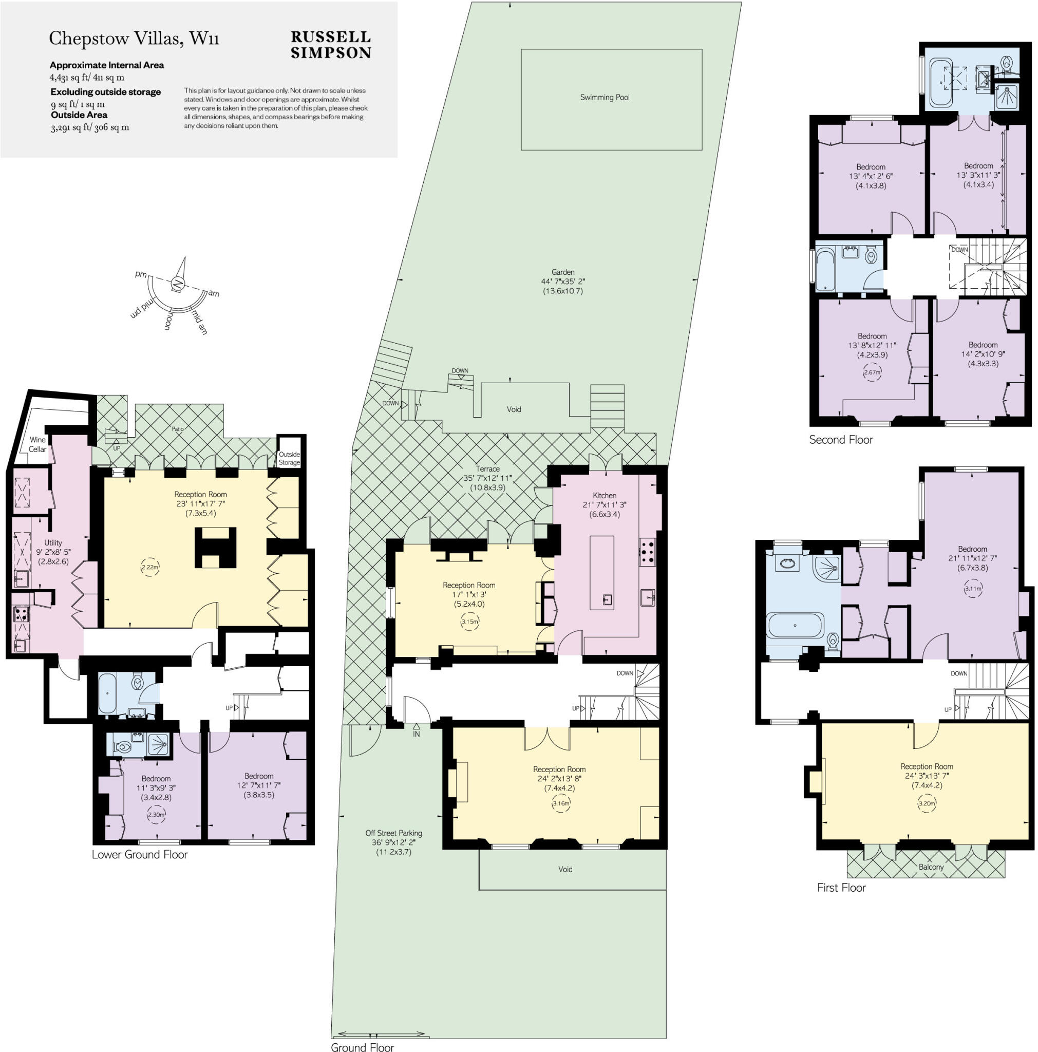 Chepstow Villas, Notting Hill, W11 floorplan
