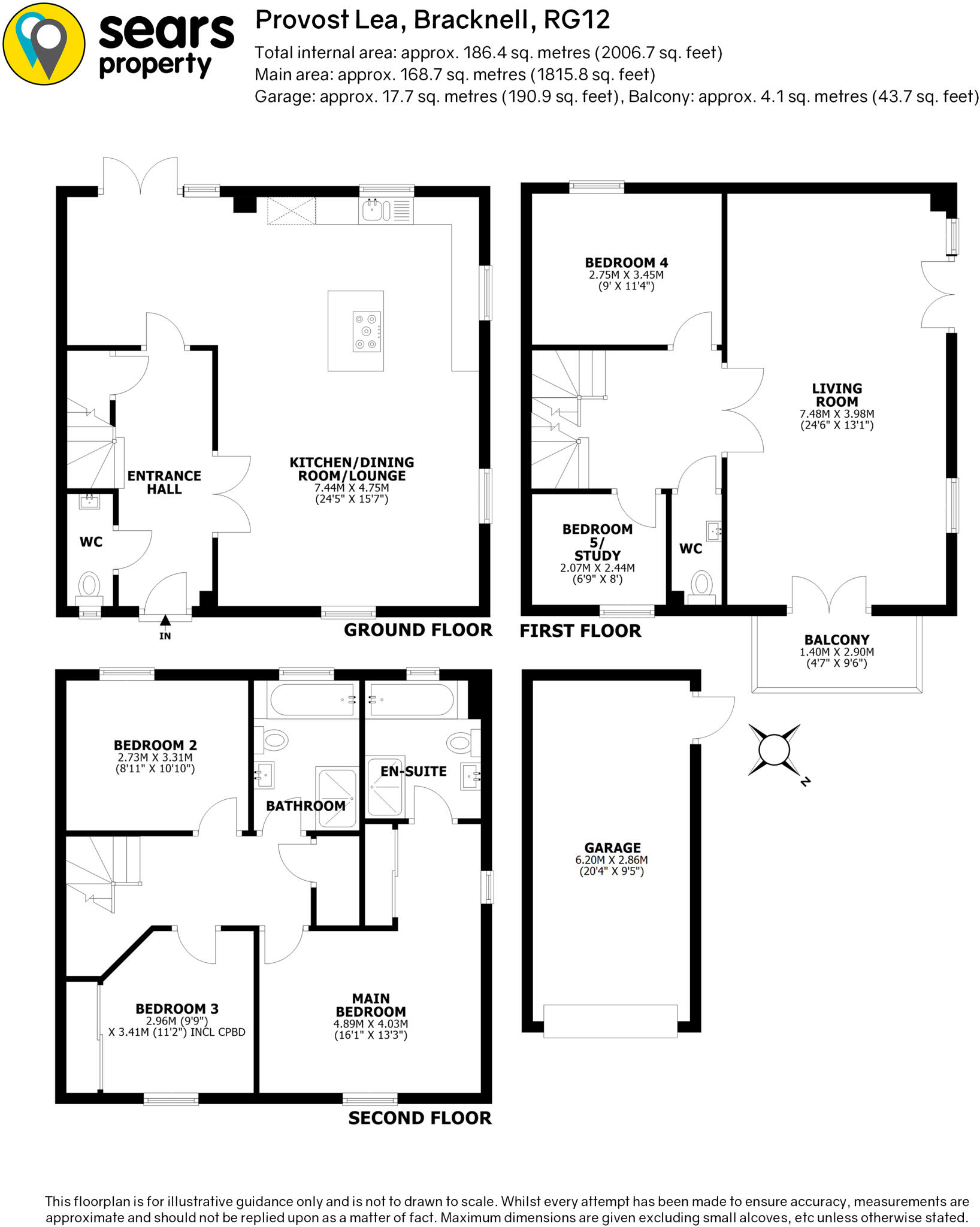 Provost Lea, Bracknell, RG12 floorplan