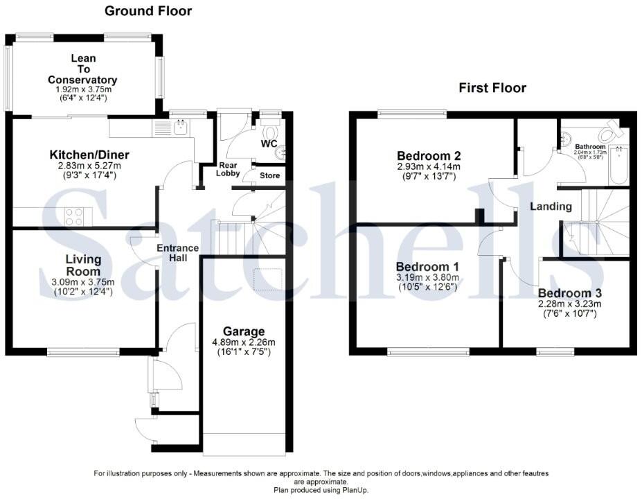 Western Way, Sandy, SG19 floorplan