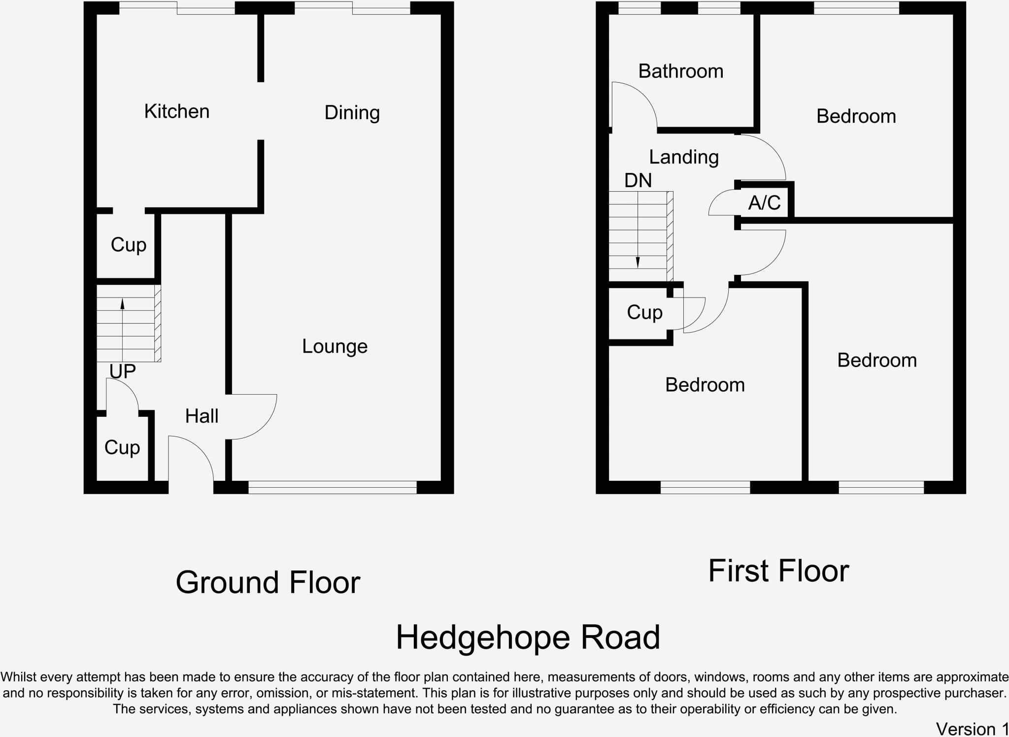 Hedgehope Road, Newbiggin Hall floorplan