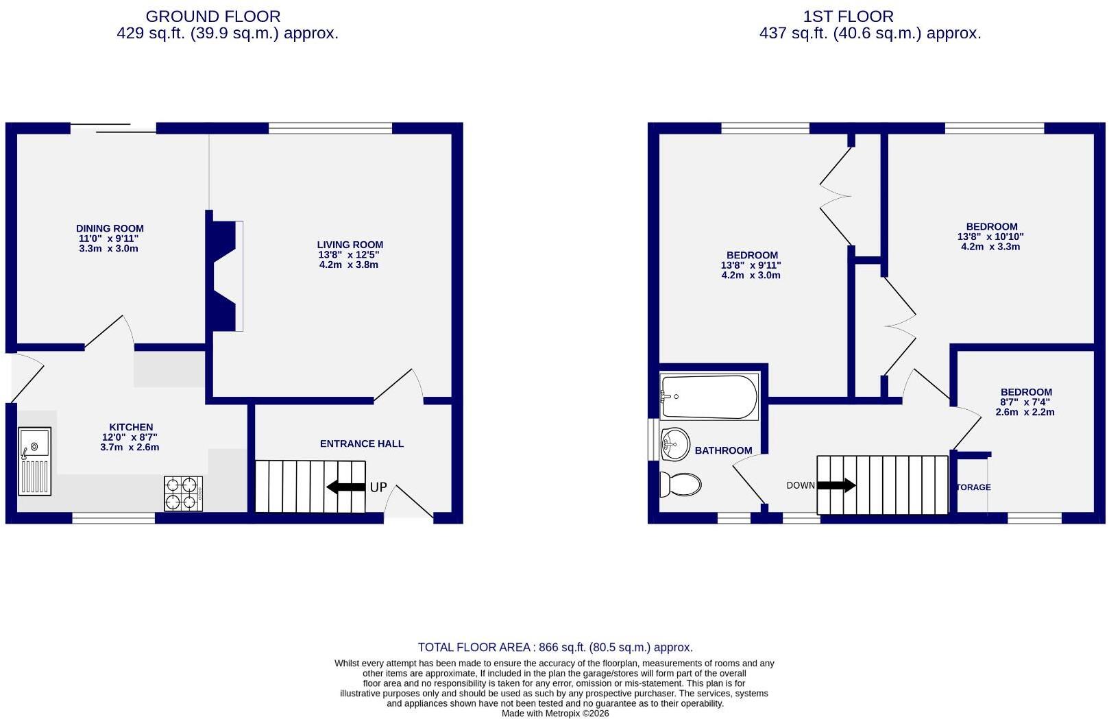West Thorpe, York floorplan