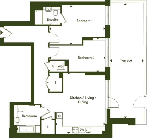 6 Pegler Square
Kidbrooke Village
Greenwich, London
SE3 9GR floorplan