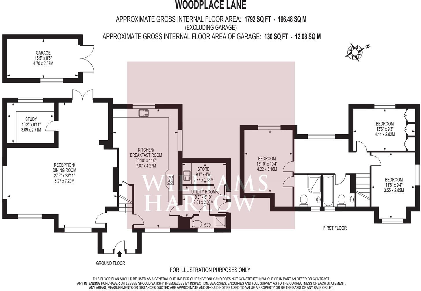 Woodplace Lane, Coulsdon floorplan