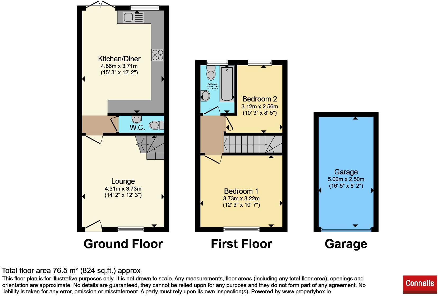 Caradon Way, Houlton, Rugby floorplan