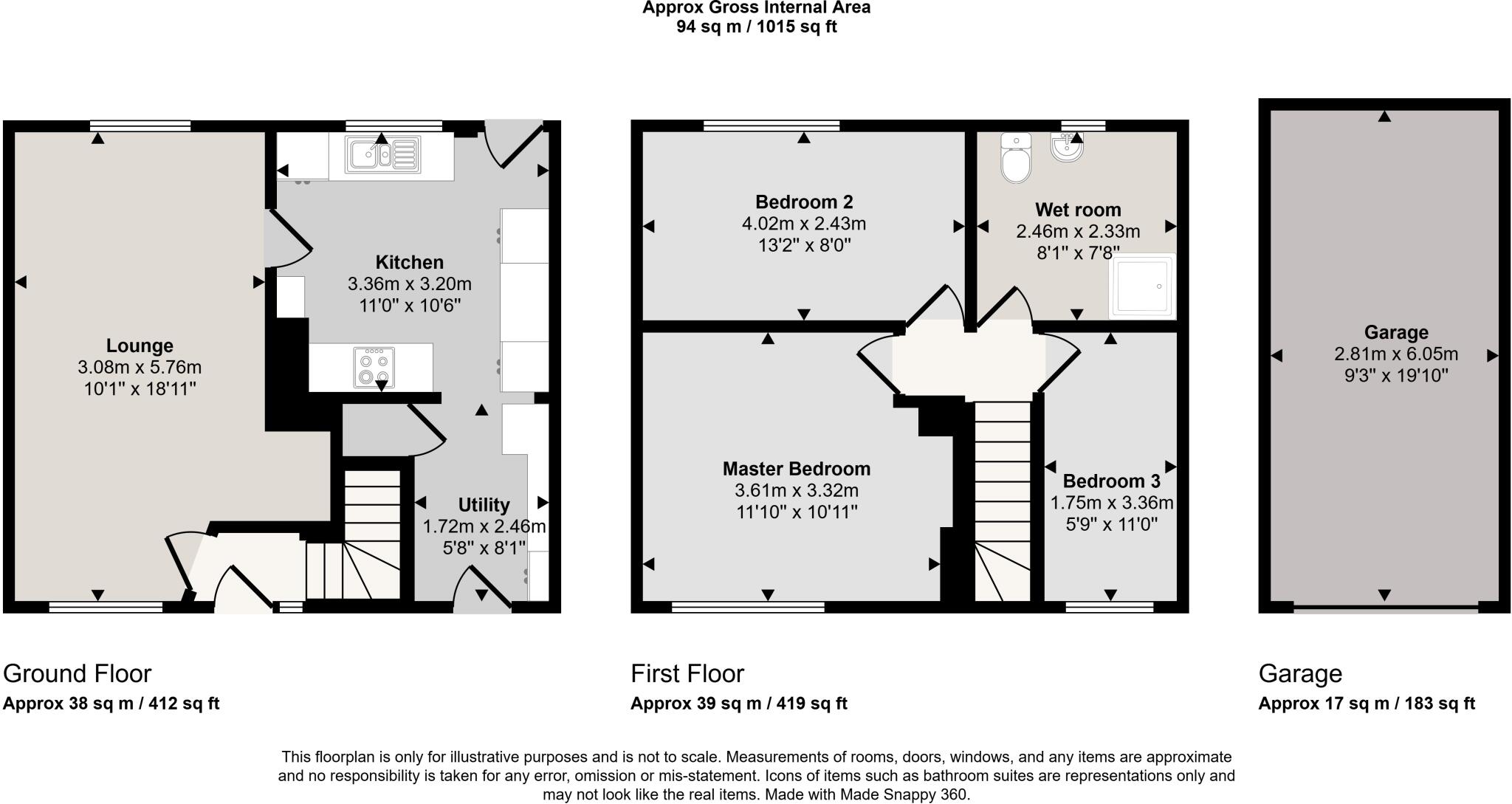 Elizabeth Crescent, Barshare, Cumnock, East Ayrshire floorplan