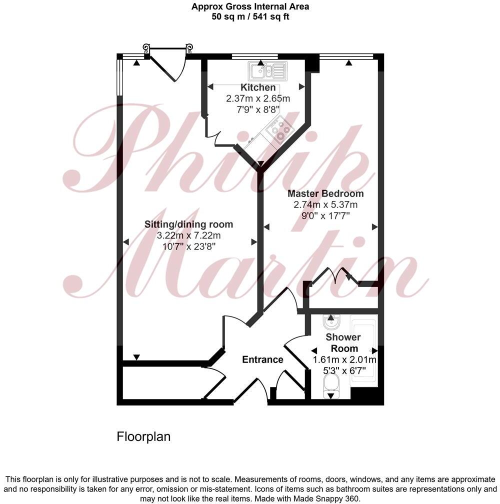 Quay Street, Truro floorplan
