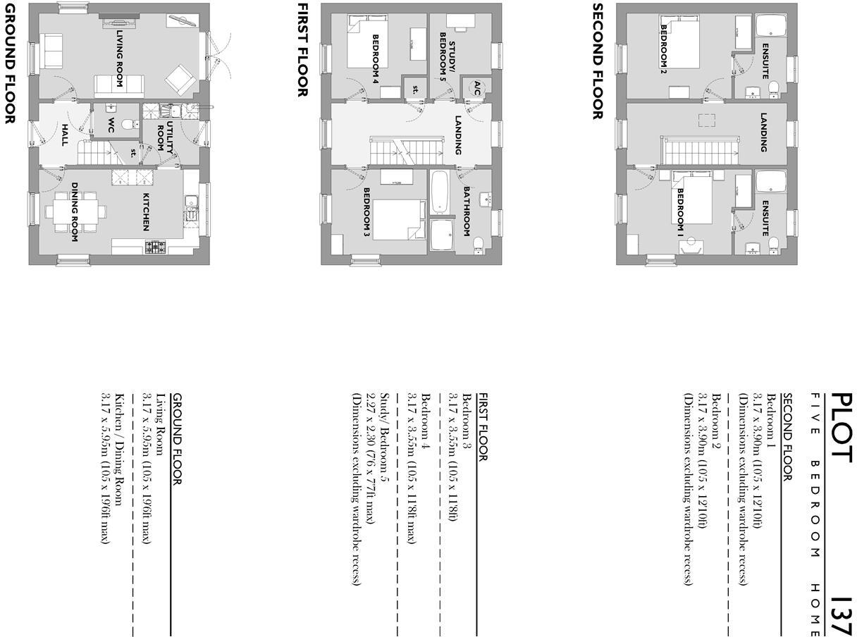 137, Courage Way, Chesil Reach, Chickerell floorplan