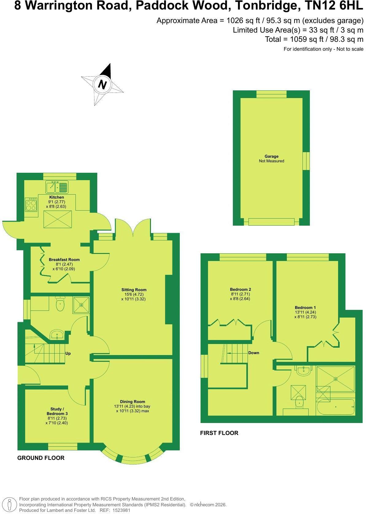 Warrington Road, Paddock Wood  floorplan