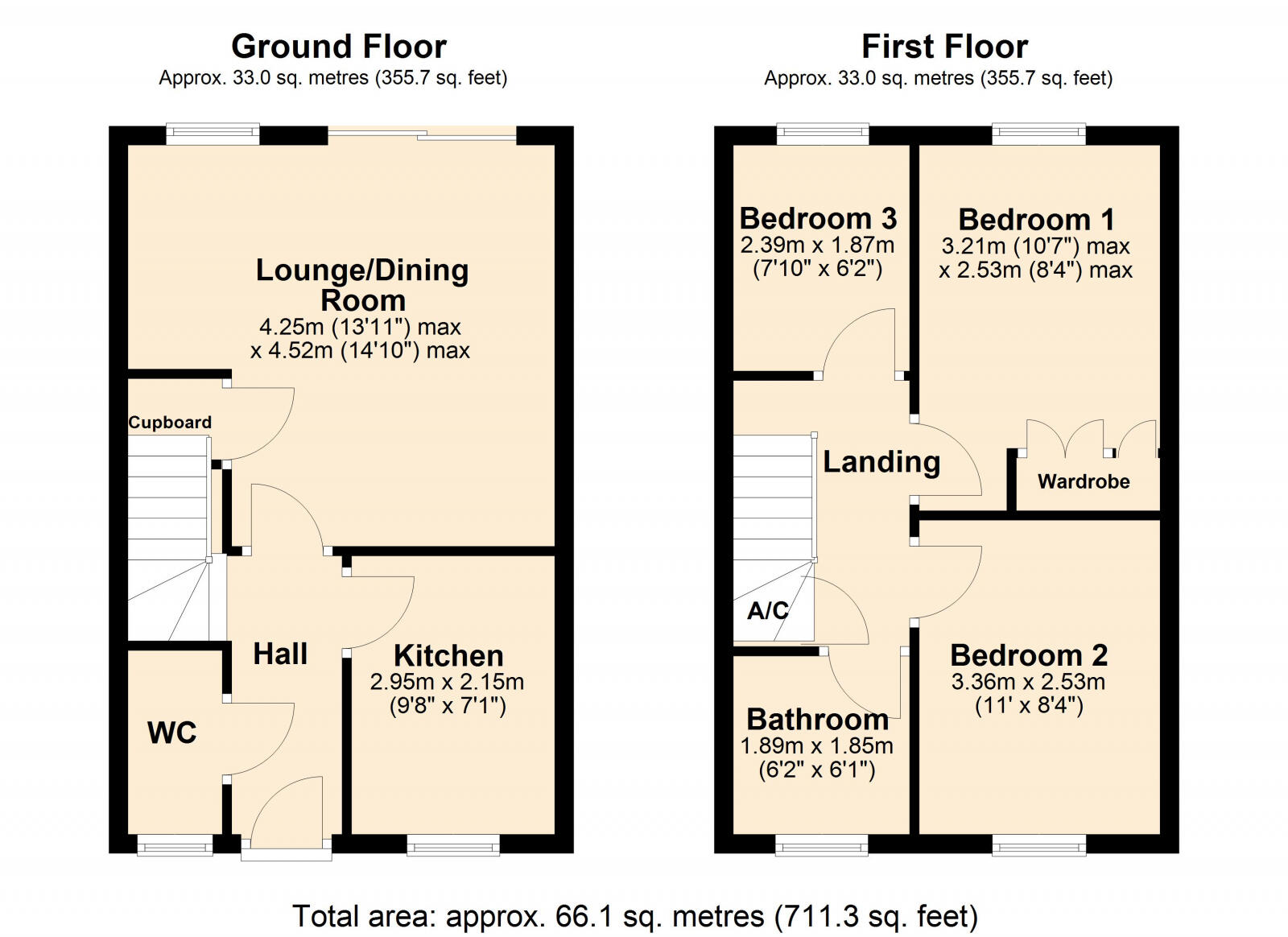 Courtney Close, Stonehills, Tewkesbury, GL20 floorplan