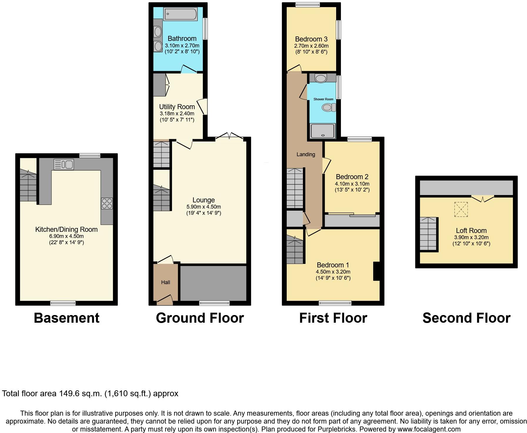 Lower Thrift Street, Northampton, NN1 floorplan