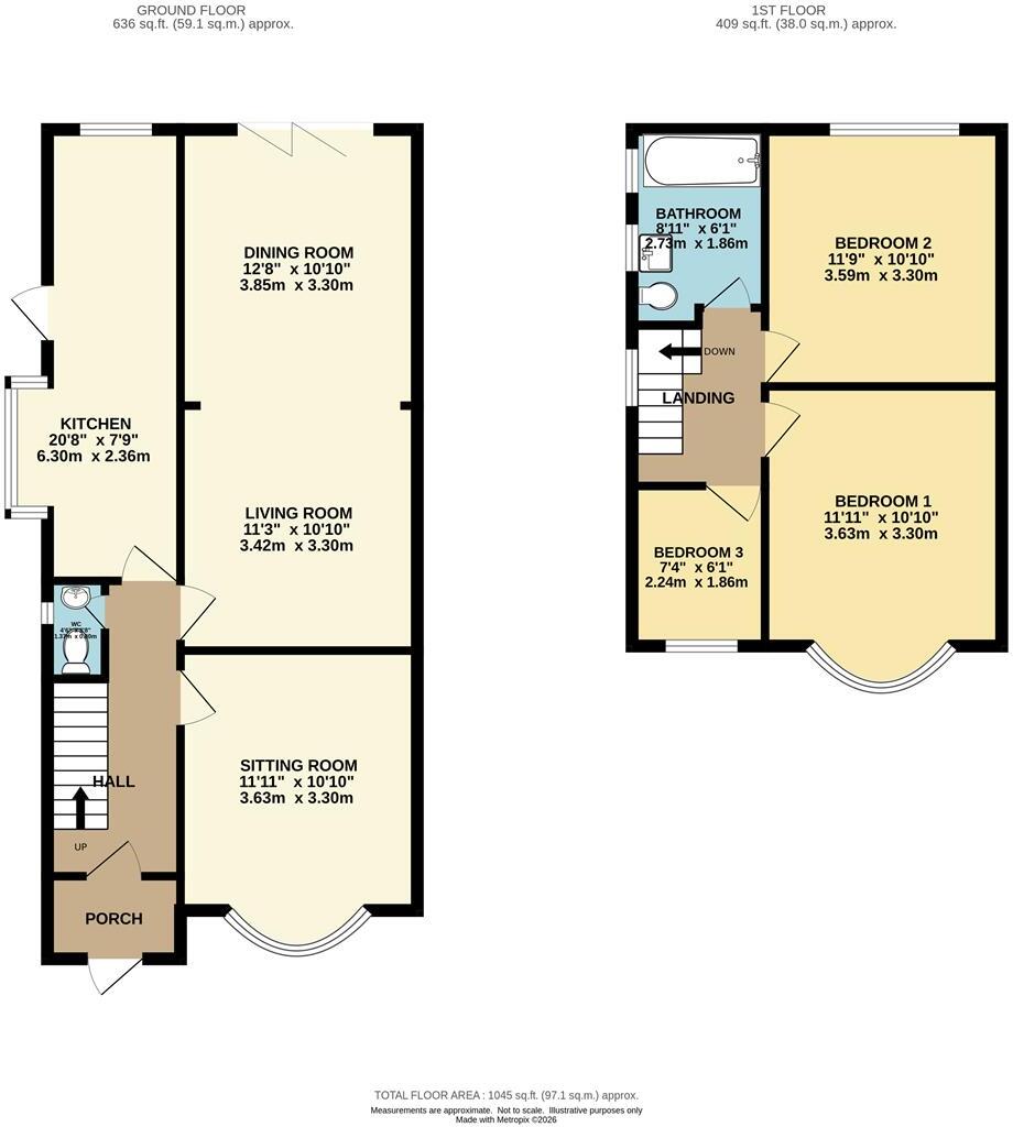 Langdale Road, Sale floorplan