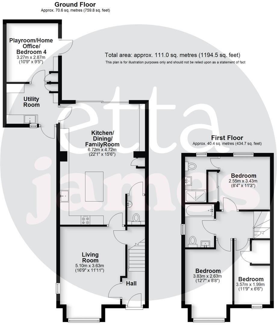 Hutton Road, Kineton, Warwick floorplan