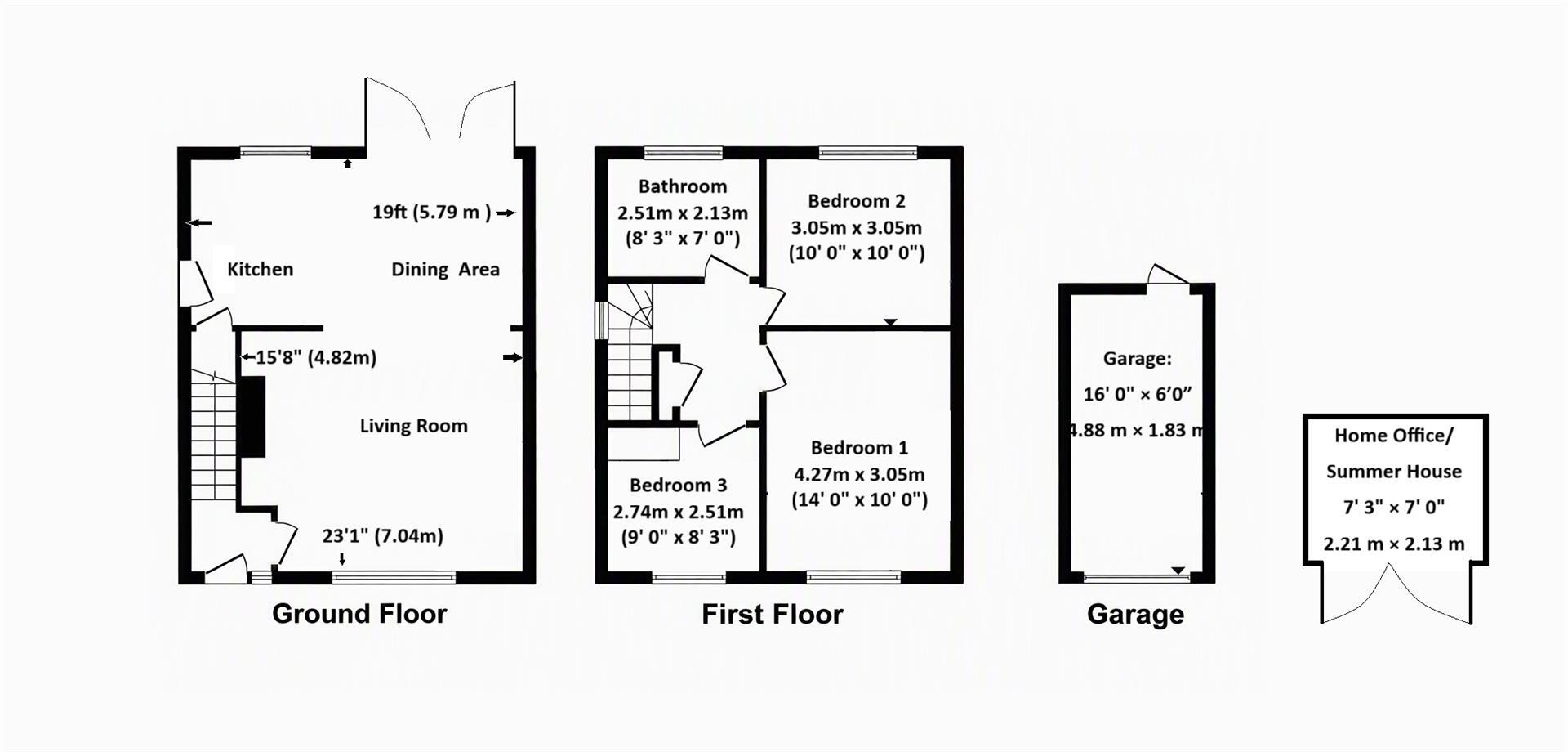 4 Old Reddings Road, The Reddings, Cheltenham floorplan