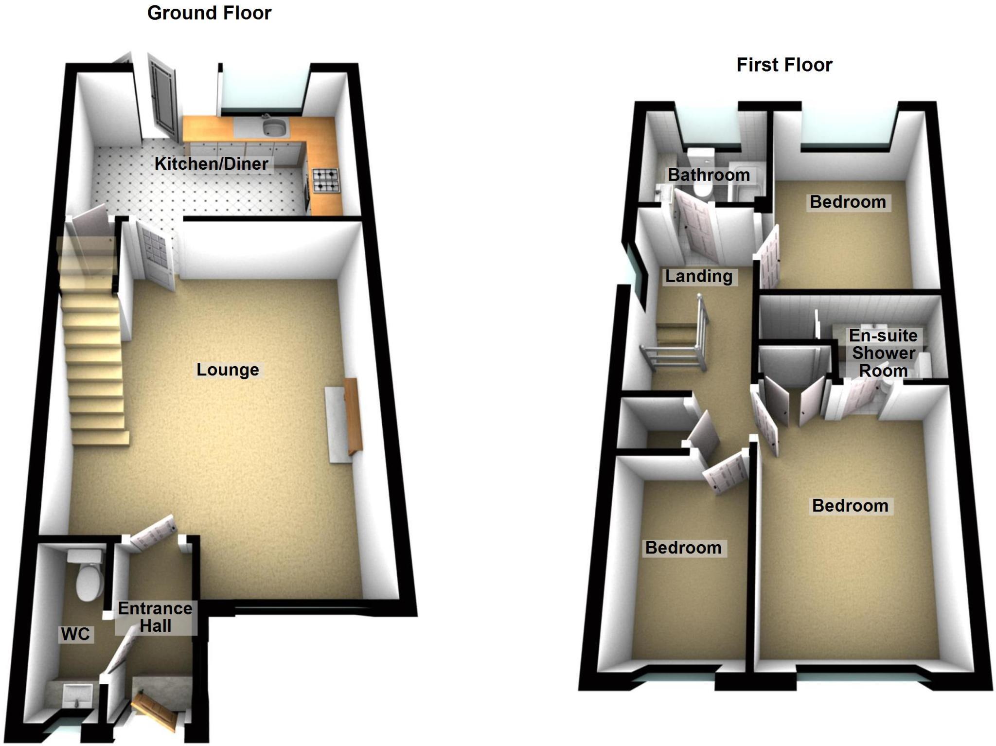 Mitchell Road, Bedworth  floorplan