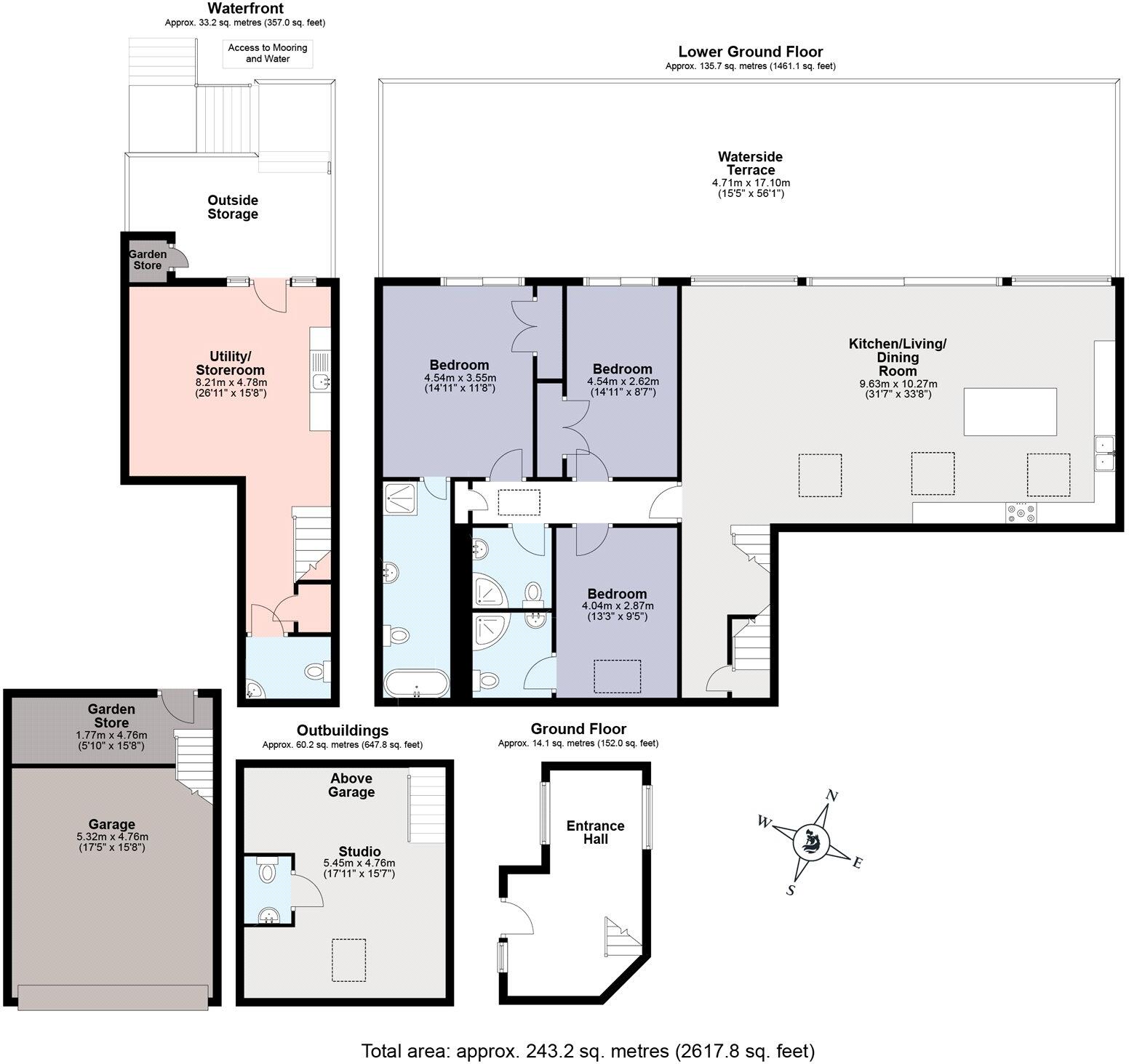 Castle Road, Dartmouth, Devon, TQ6 floorplan