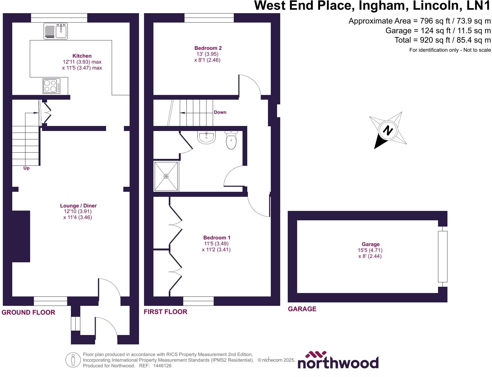 West End Place, Ingham, Lincoln, LN1 floorplan