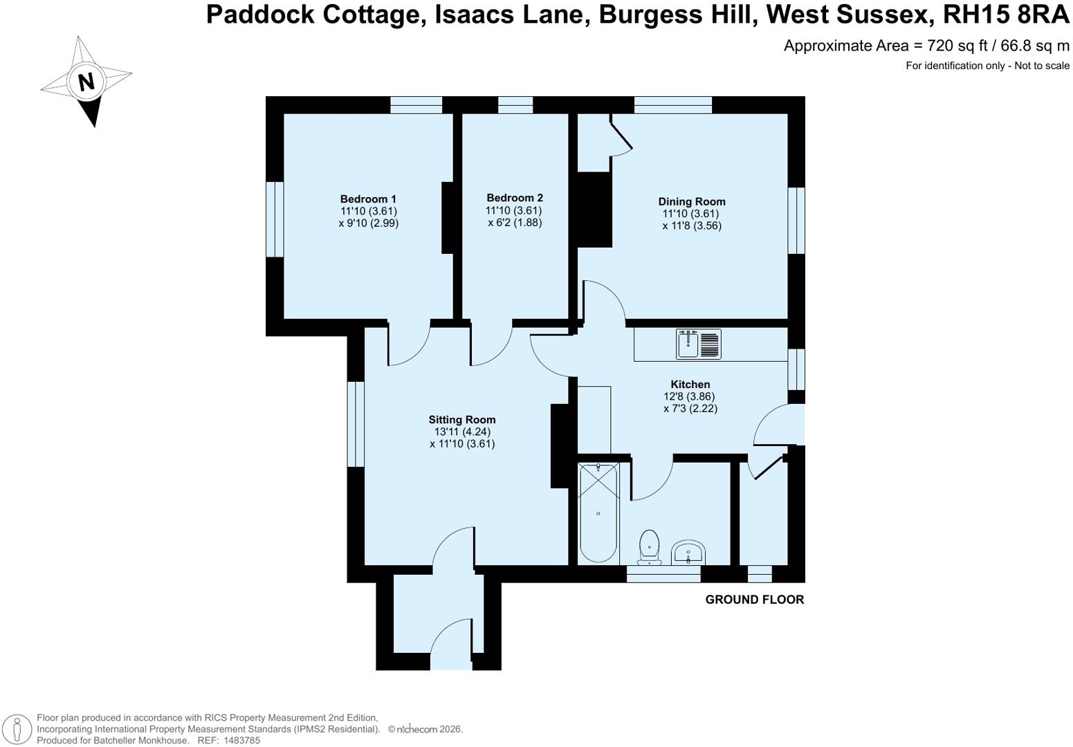 Isaacs Lane, Burgess Hill floorplan