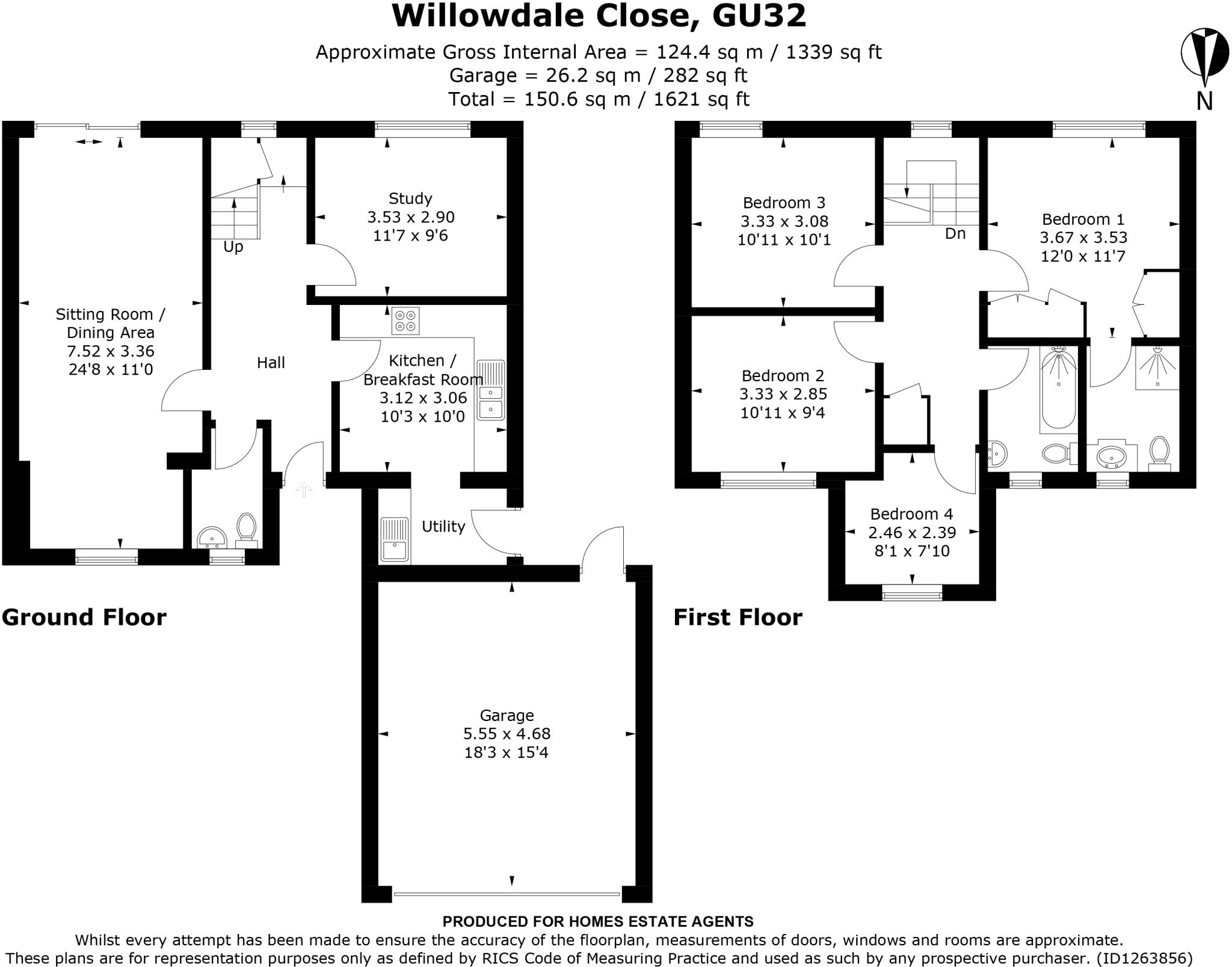 Willowdale Close, Stroud, Petersfield, Hampshire floorplan