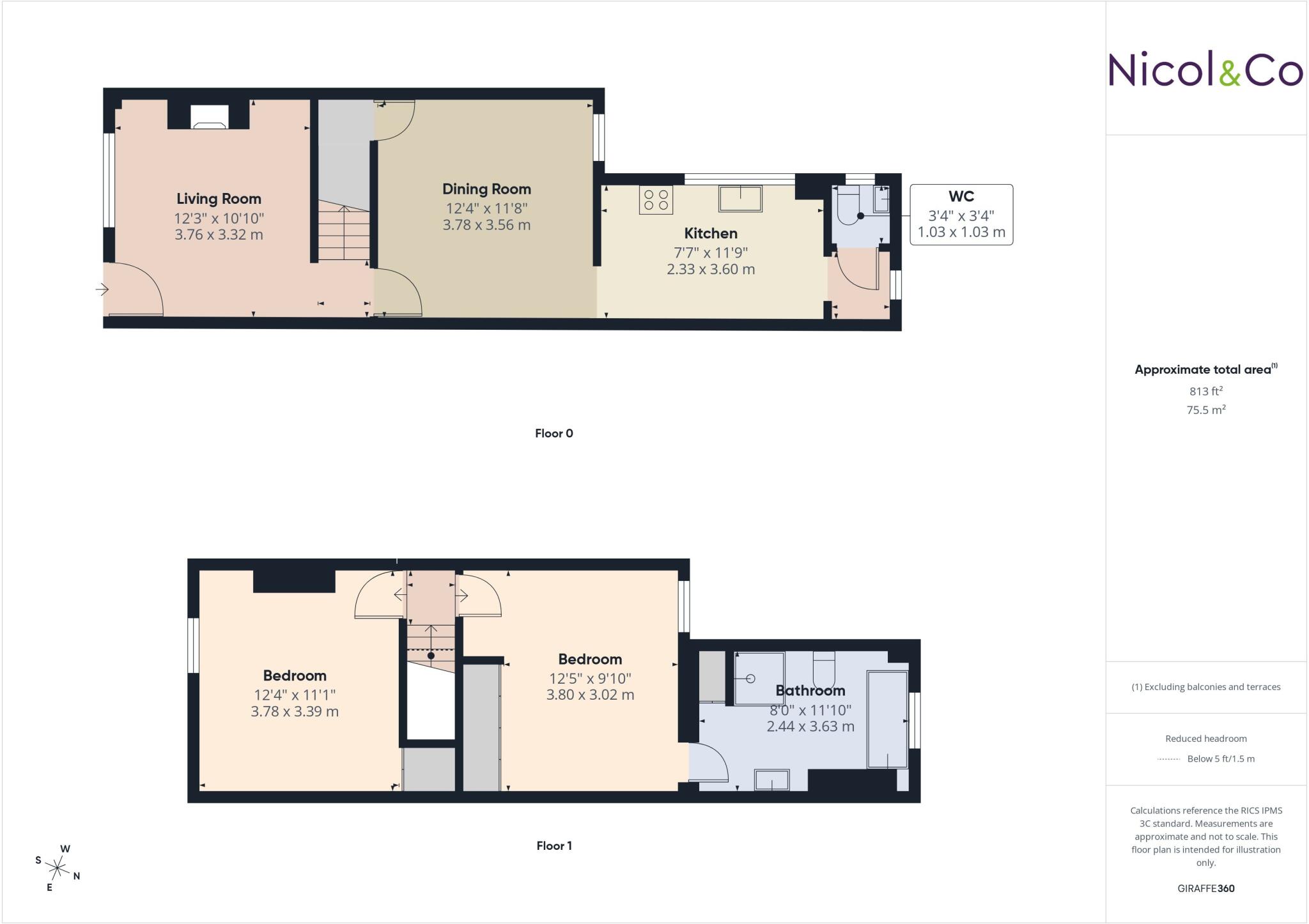 Droitwich Road, Fernhill Heath, Worcester, Worcestershire, WR3 floorplan