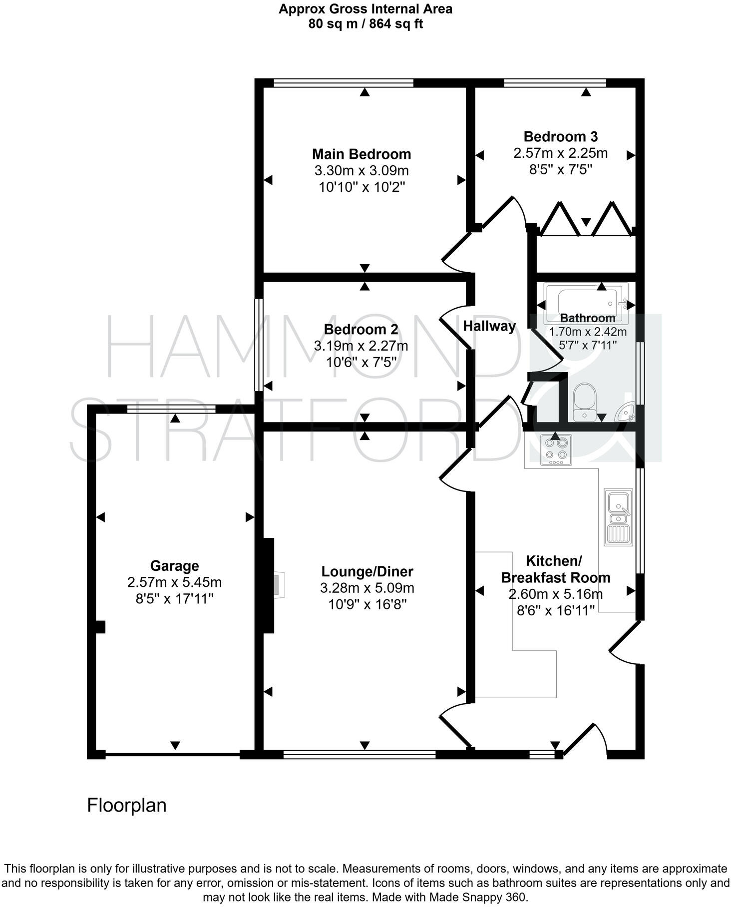 Bek Close, Eaton floorplan
