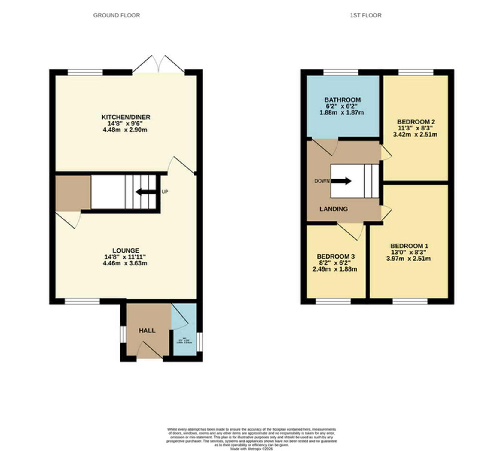 Peter Way, Bilsthorpe, NG22 floorplan