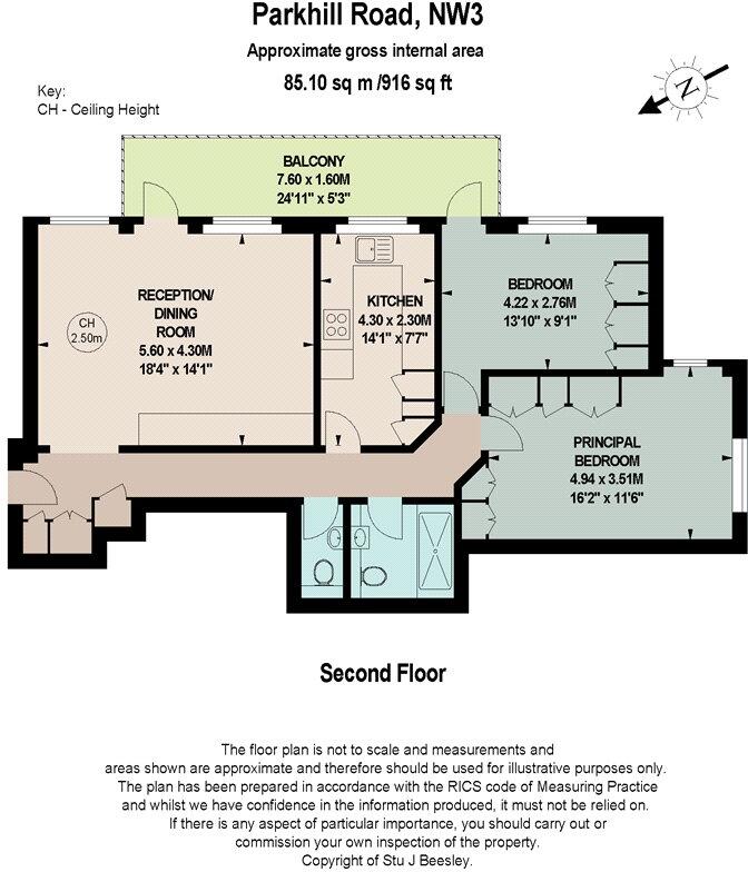 Parkhill Road, London, NW3 floorplan