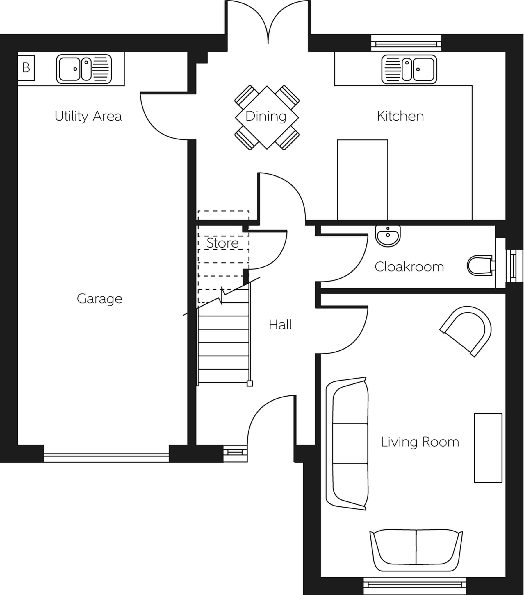 off Montgomerie Park Drive, 
Irvine,
Ayrshire
KA11 2FY floorplan