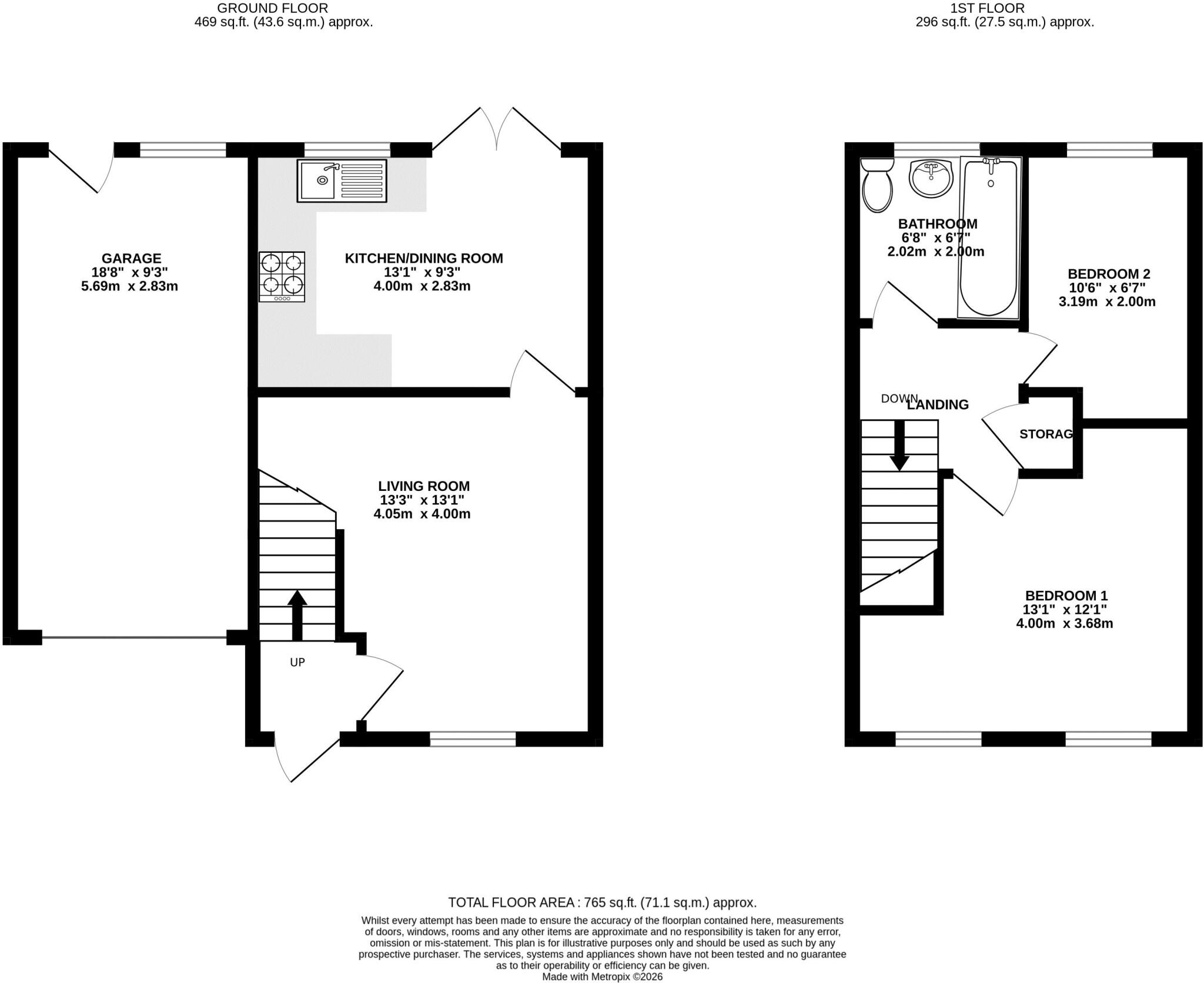 James Place, Standish, Wigan floorplan