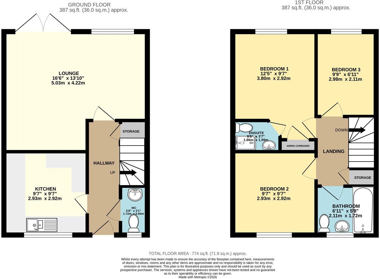 Harrow Drive, Beck Row, Bury St. Edmunds, Suffolk, IP28 floorplan