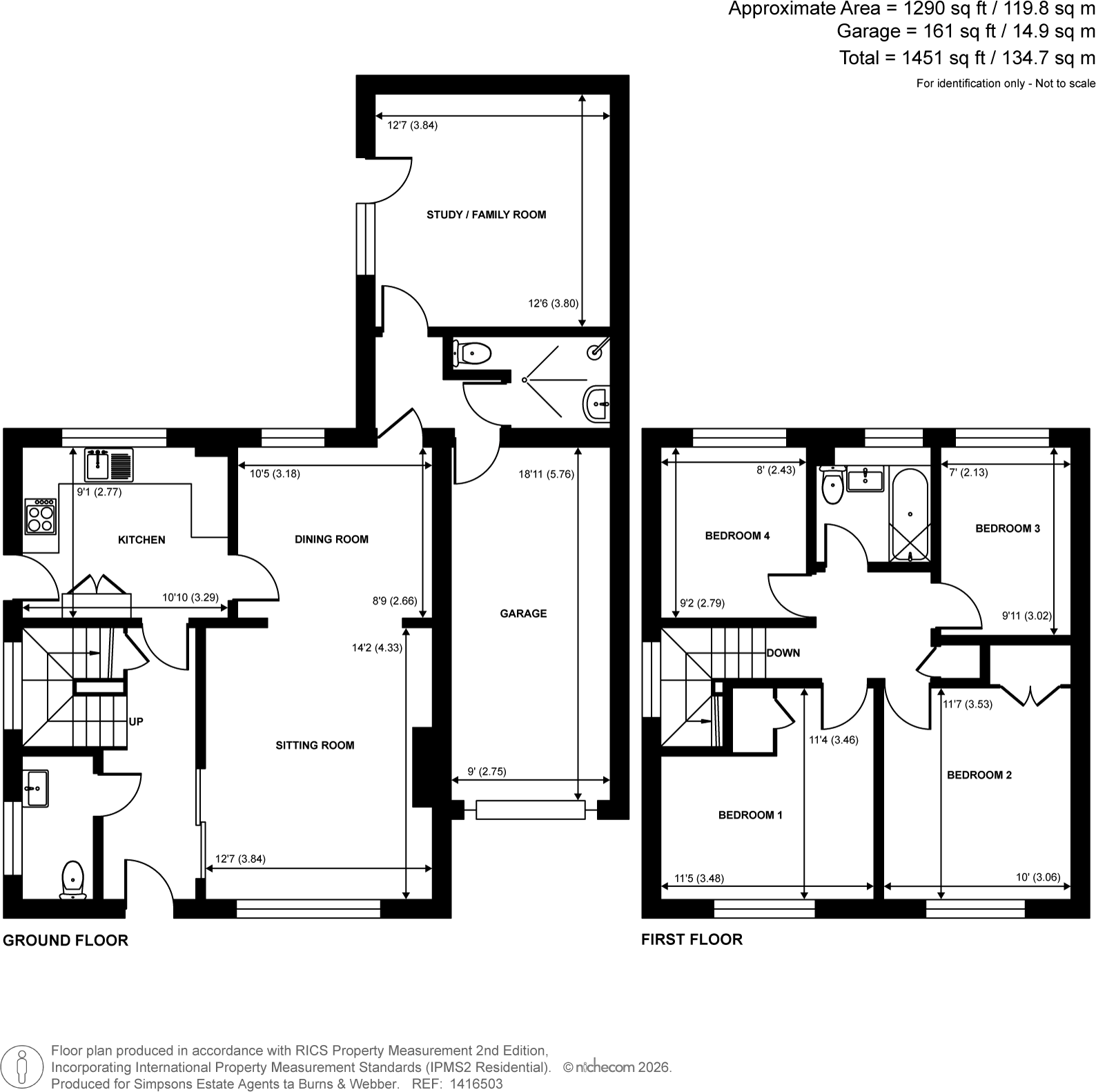 Peregrine Close, Cranleigh, GU6 floorplan