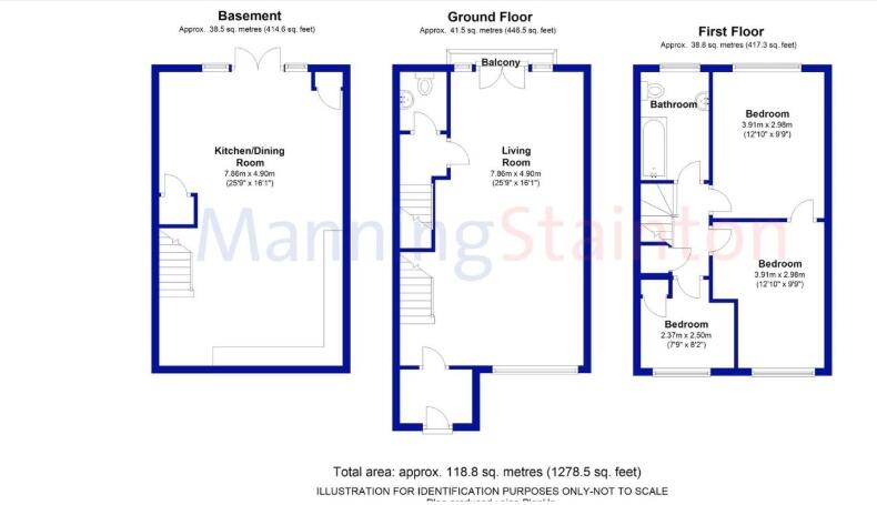 Park Rise, Leeds, West Yorkshire, LS13 floorplan
