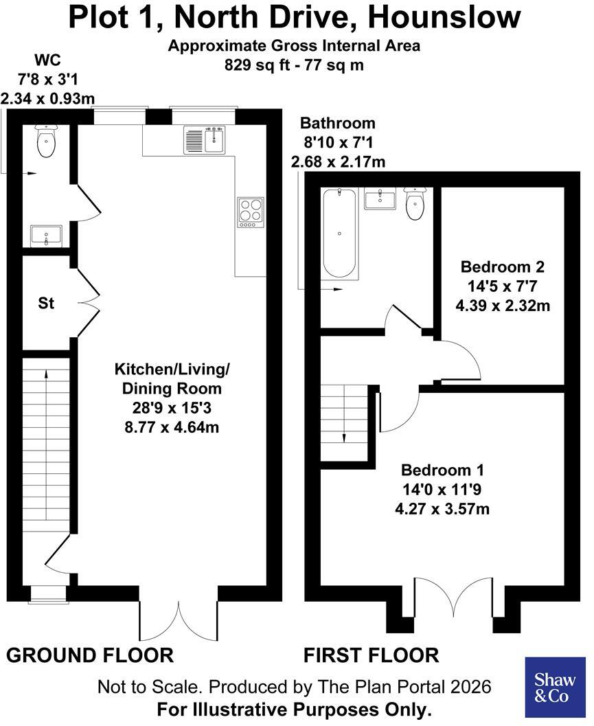 North Drive, Hounslow floorplan