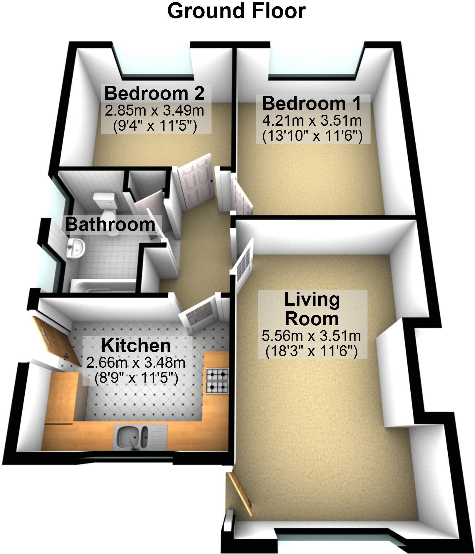 Cornmill Drive, Liversedge, WF15 floorplan