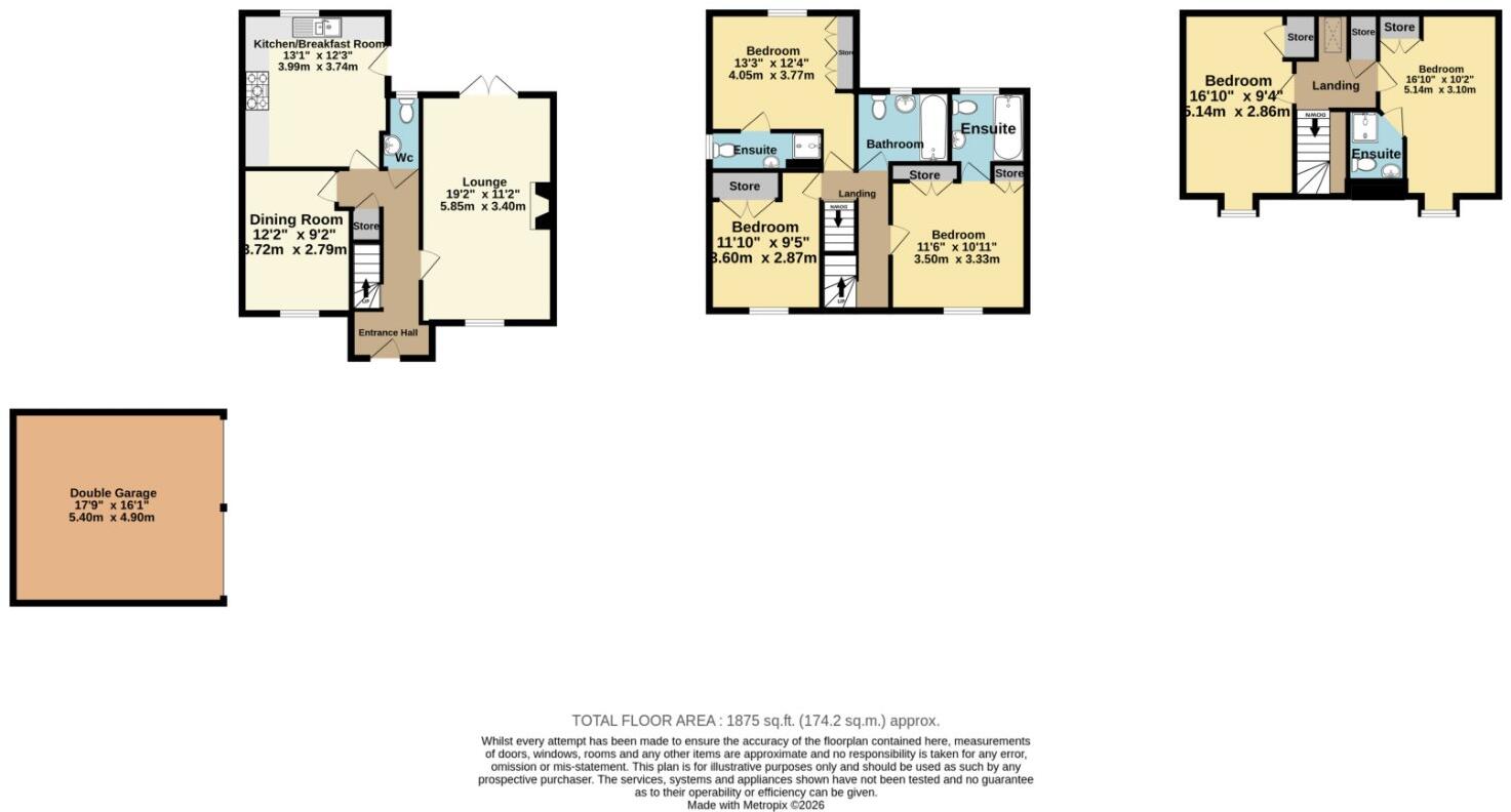 Myrtle Green, Ashford, Kent, TN23 floorplan
