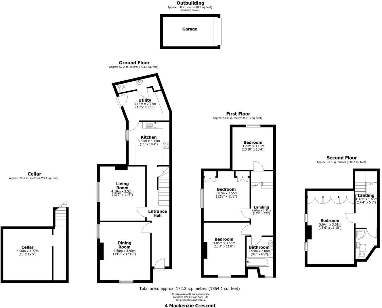 4 Mackenzie Crescent, Broomhall, S10 2BU floorplan