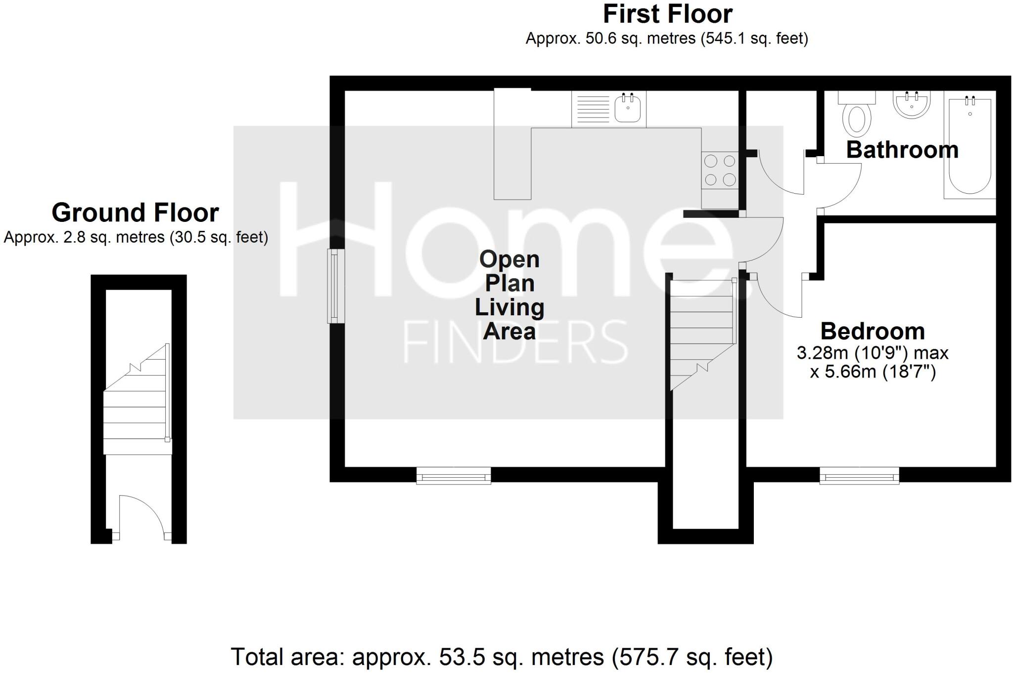 Woodcutters Mews, Groundwell West, Swindon, Wiltshire, SN25 floorplan