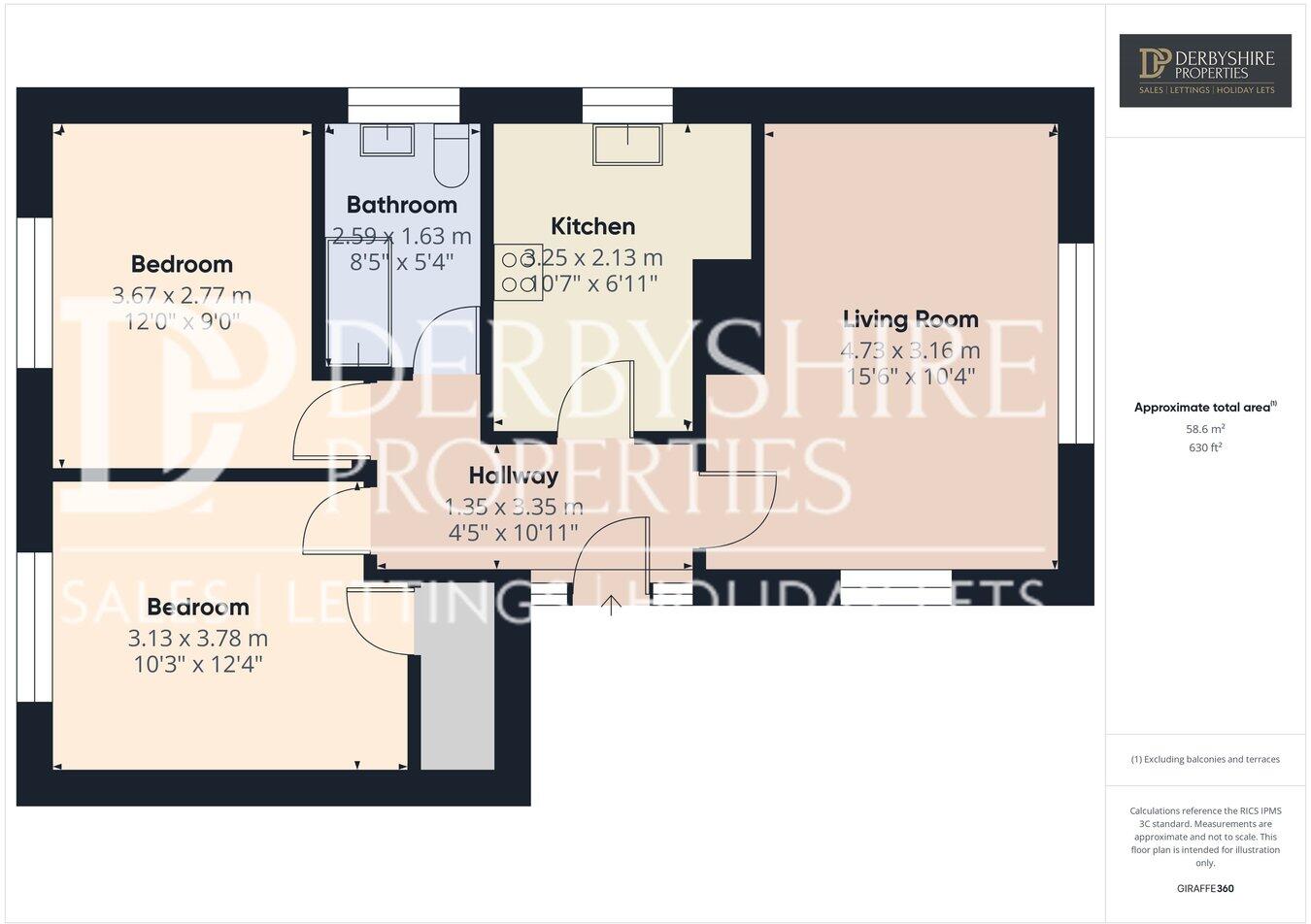 Mill Close, Swanwick, DE55 floorplan