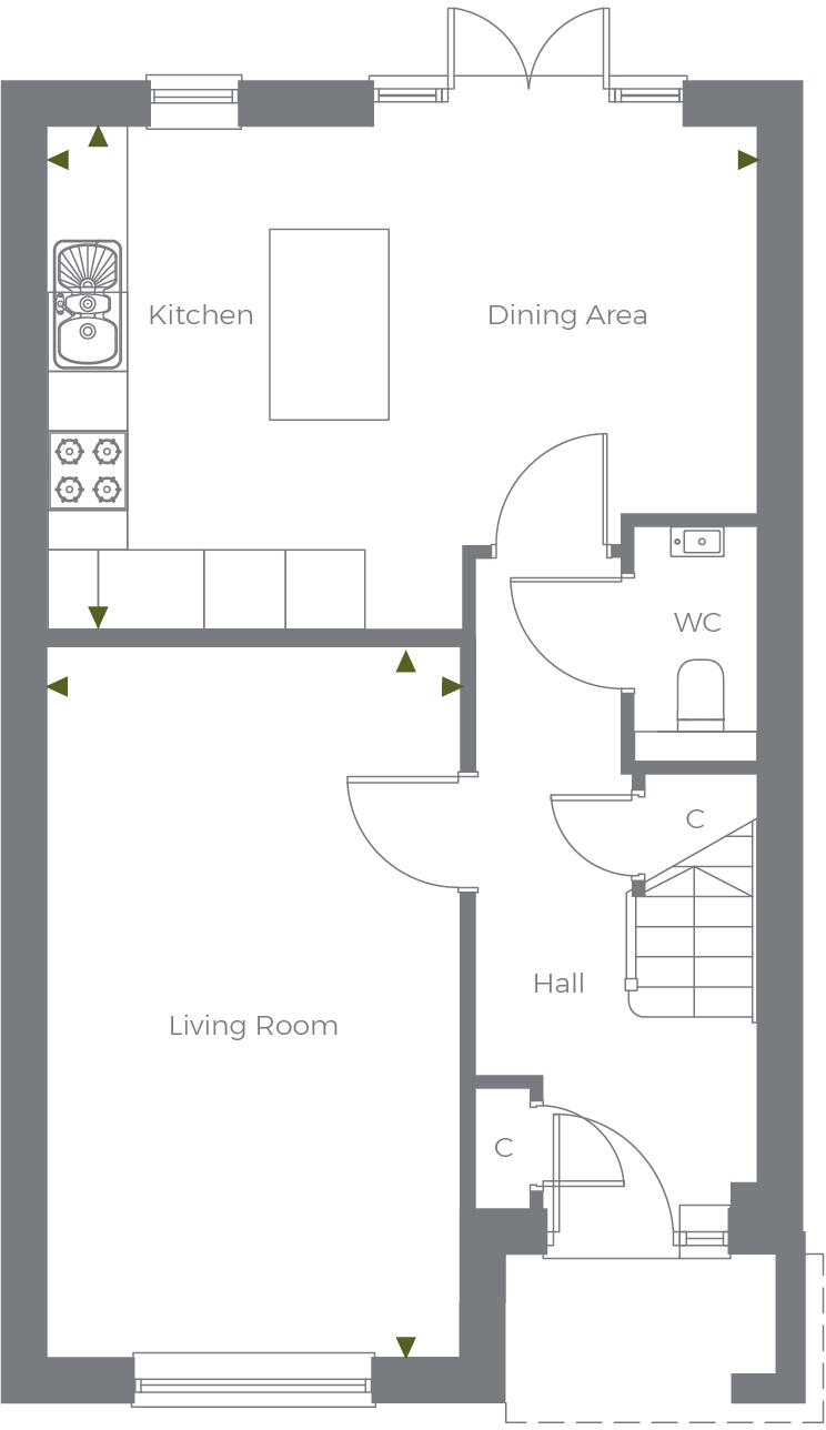 Badminton Road, Old Sodbury, Bristol floorplan
