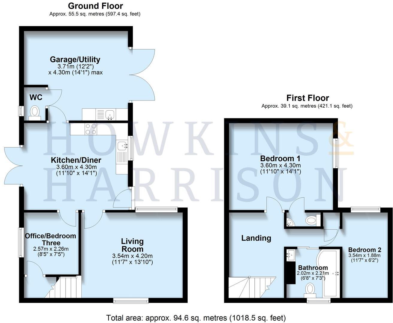 Bagworth Road, Nailstone, CV13 floorplan